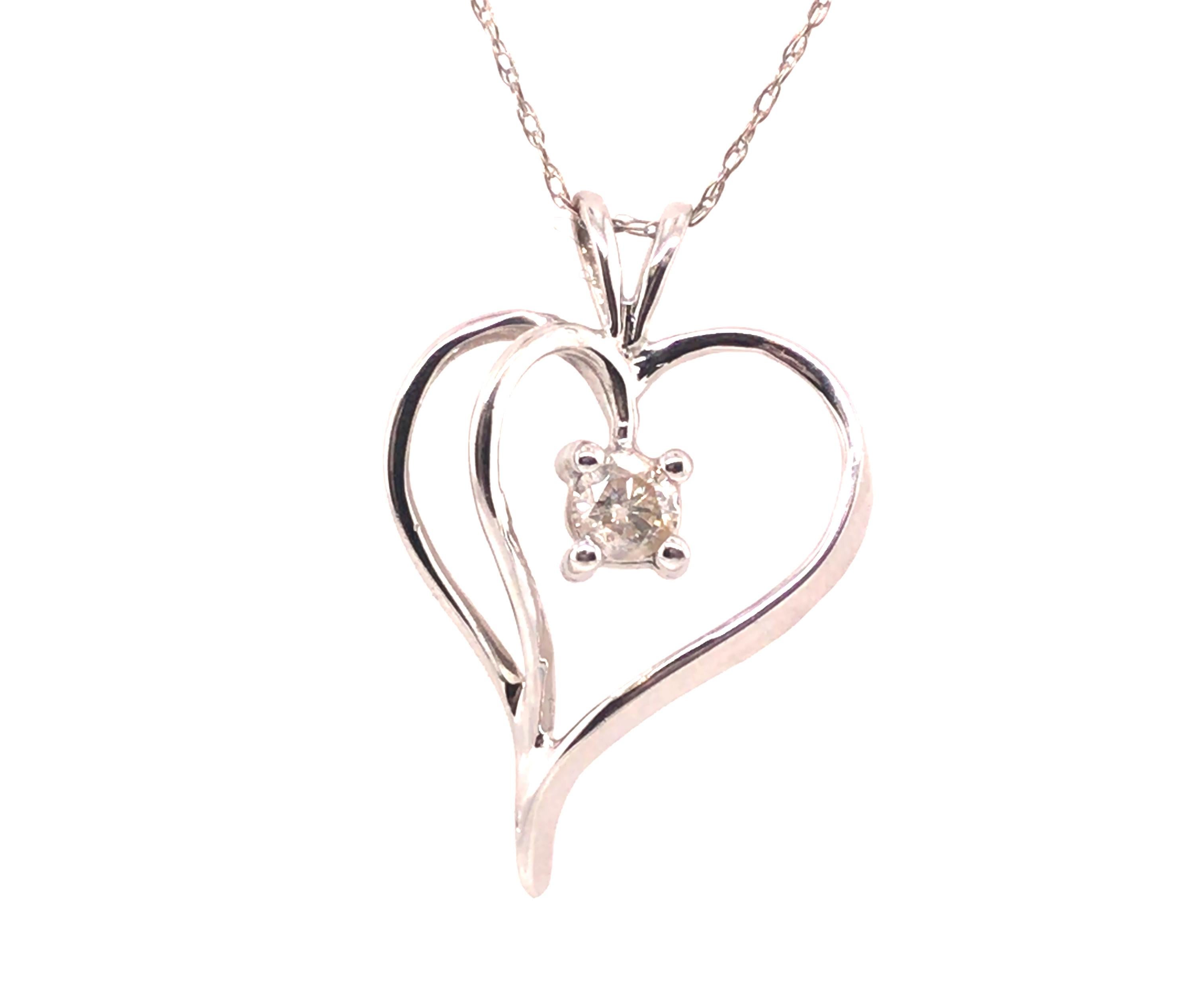 Gorgeous BIG Heart Solitaire Diamond Pendant Necklace .25ct 14K White Gold


Features a Genuine Natural .25ct Round Brilliant Cut Diamond Center

Gorgeous Heart Design

Solid 14K White Gold

100% Natural Diamond

.25 Carats Diamond Weight

Classic
