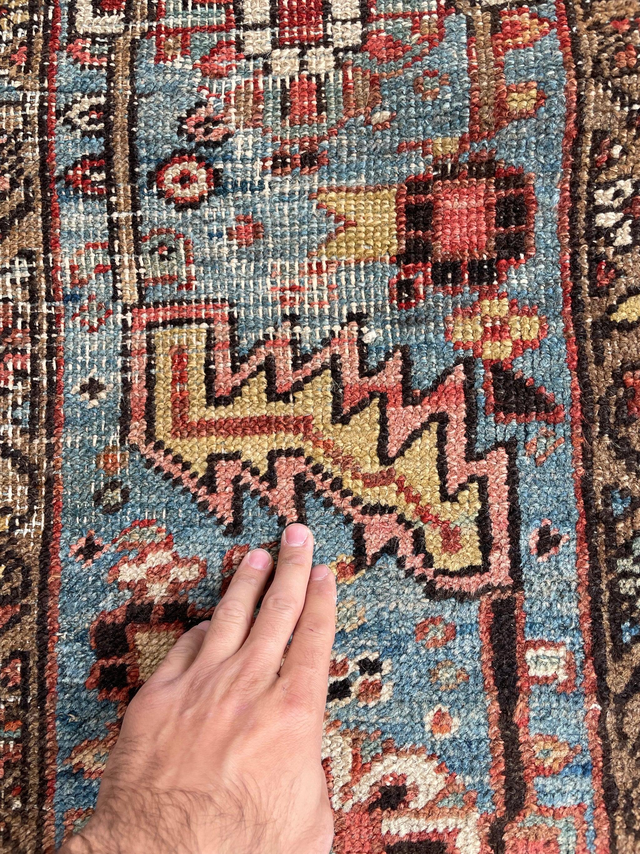 Gorgeous Blooming Jungle Antique Rug, circa. 1915-1925 For Sale 1