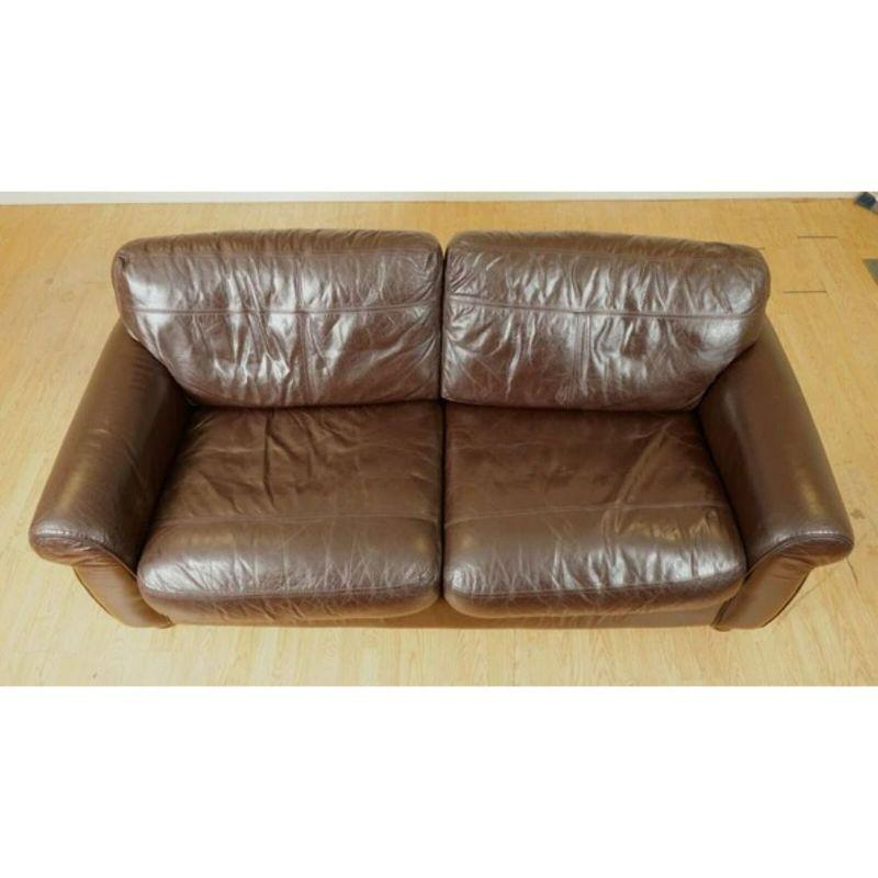 saddle brown leather couch