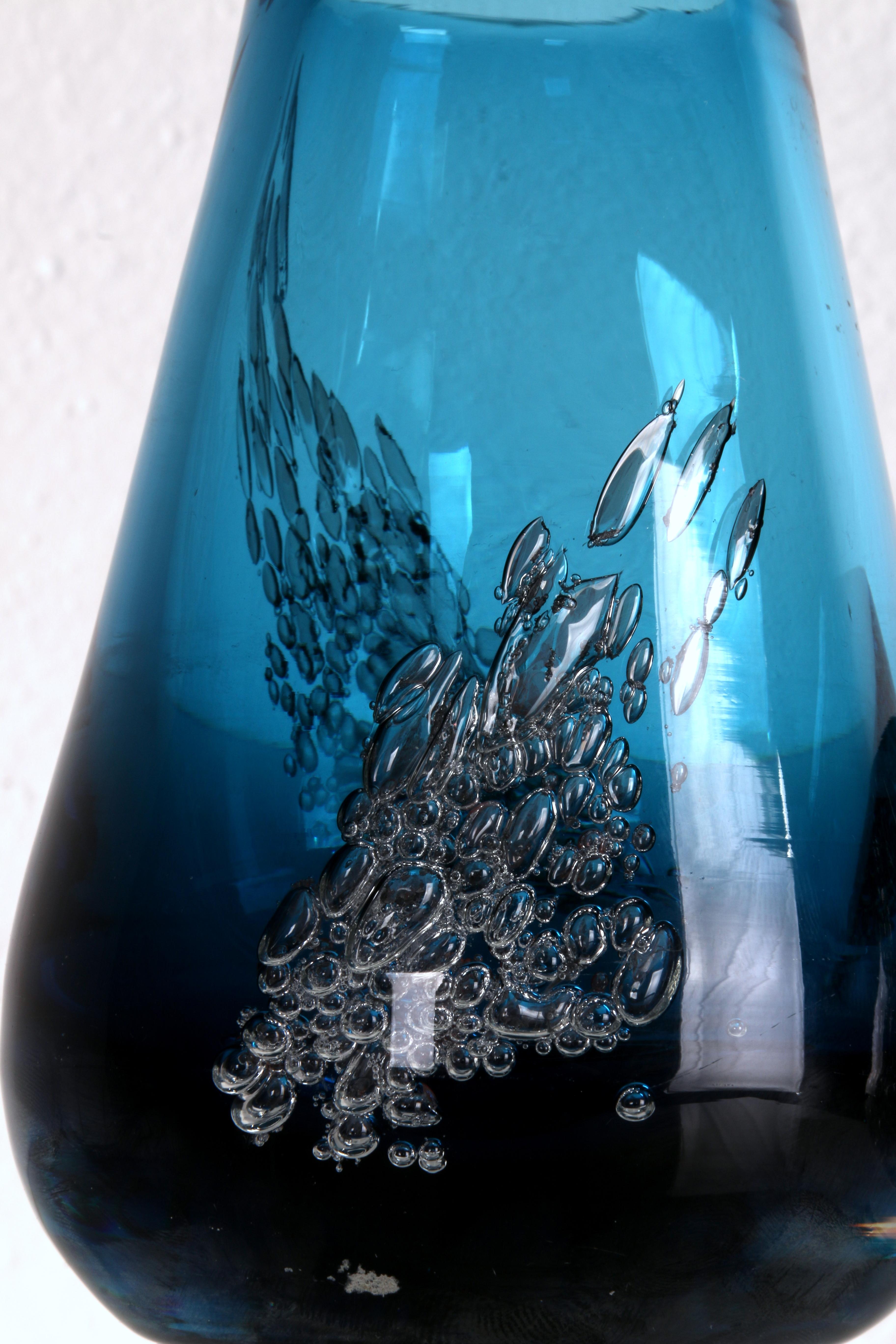 superbe BUBBLE ART GLASS Trio by 