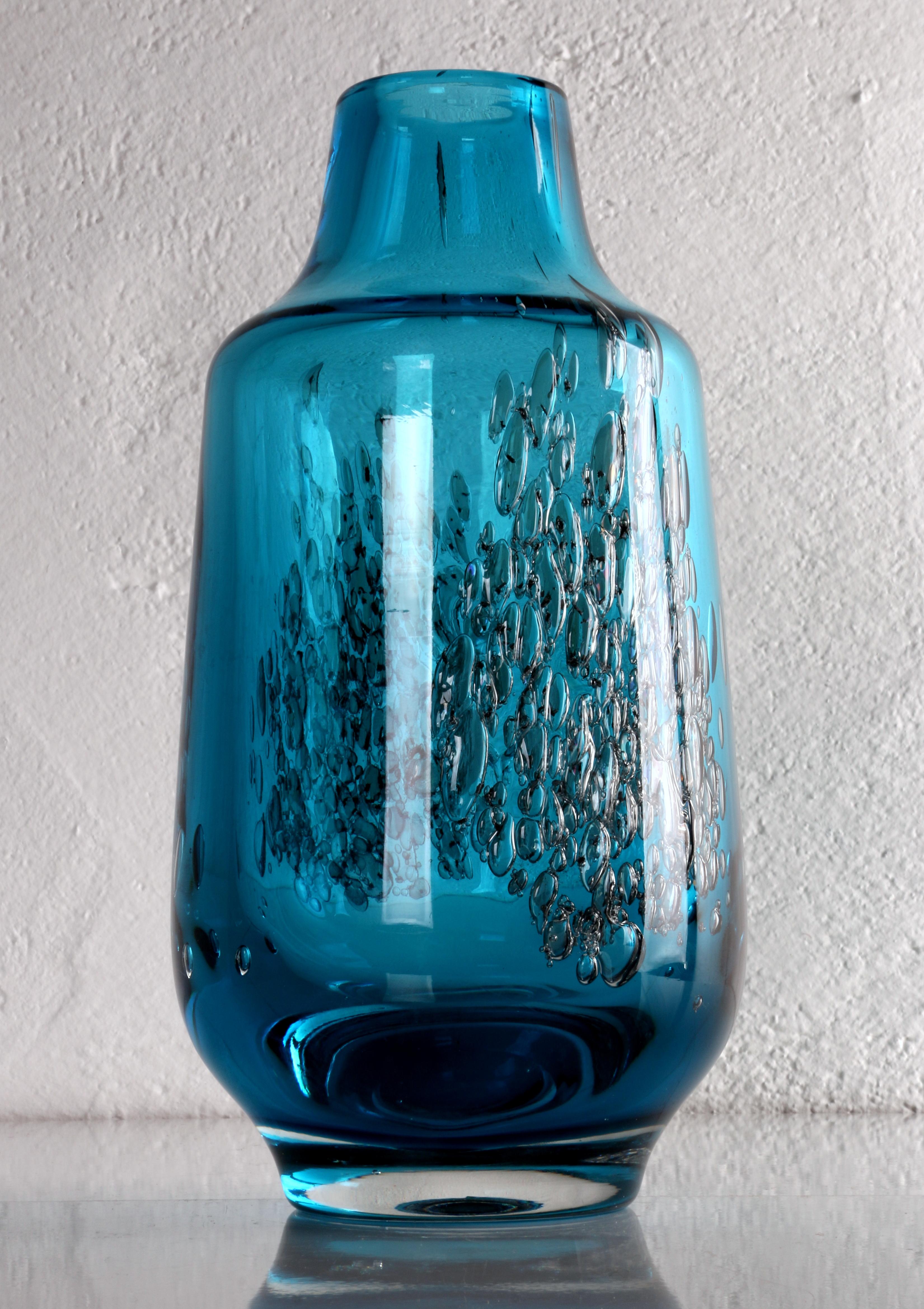 Verre d'art superbe BUBBLE ART GLASS Trio by 