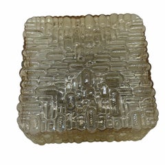 Gorgeous Bubble Glass Flush Mount, Midcentury, German, 1960s