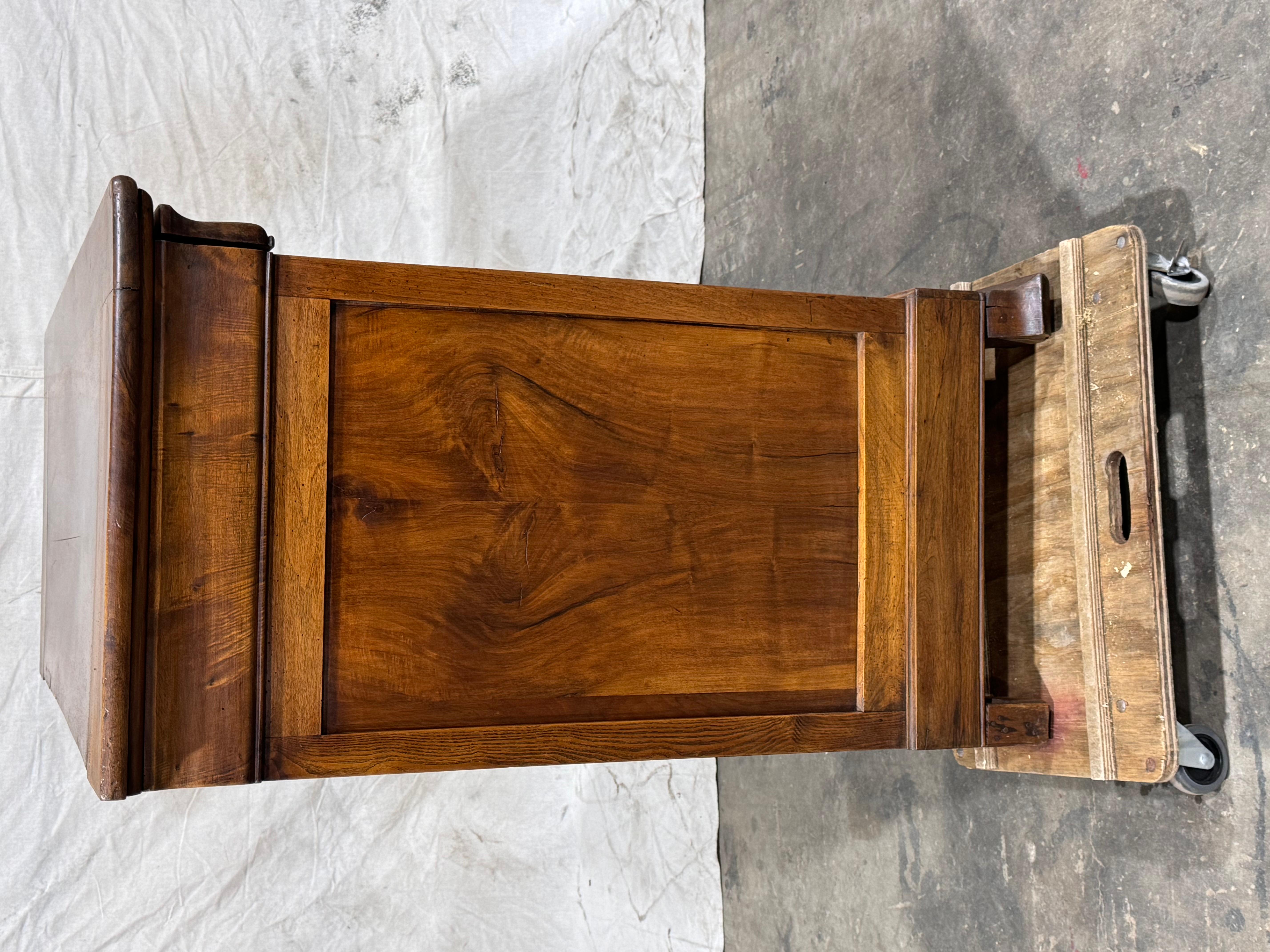 Gorgeous Burl Veneer Louis Phillipe Cabinet 4