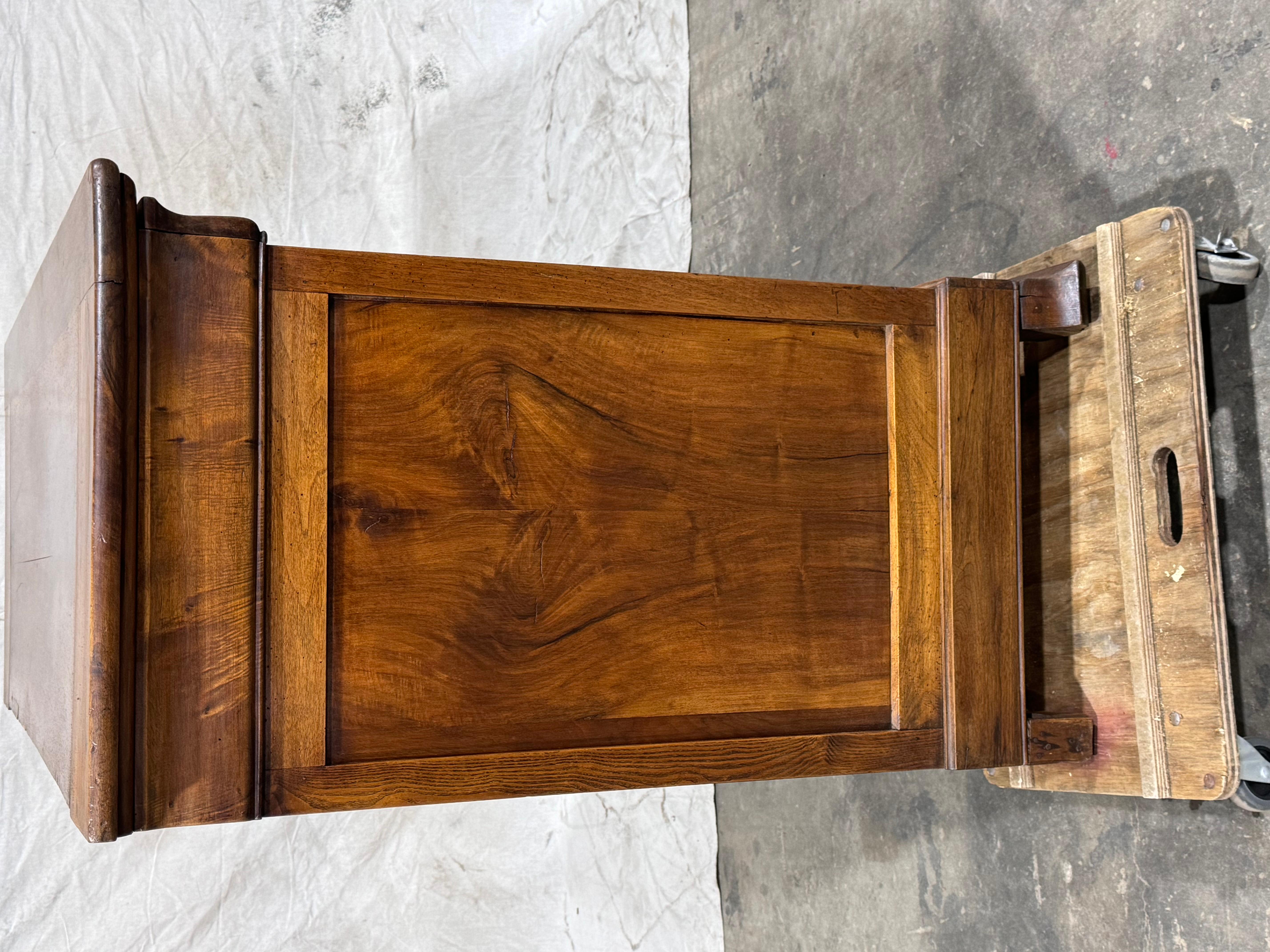 Gorgeous Burl Veneer Louis Phillipe Cabinet 5