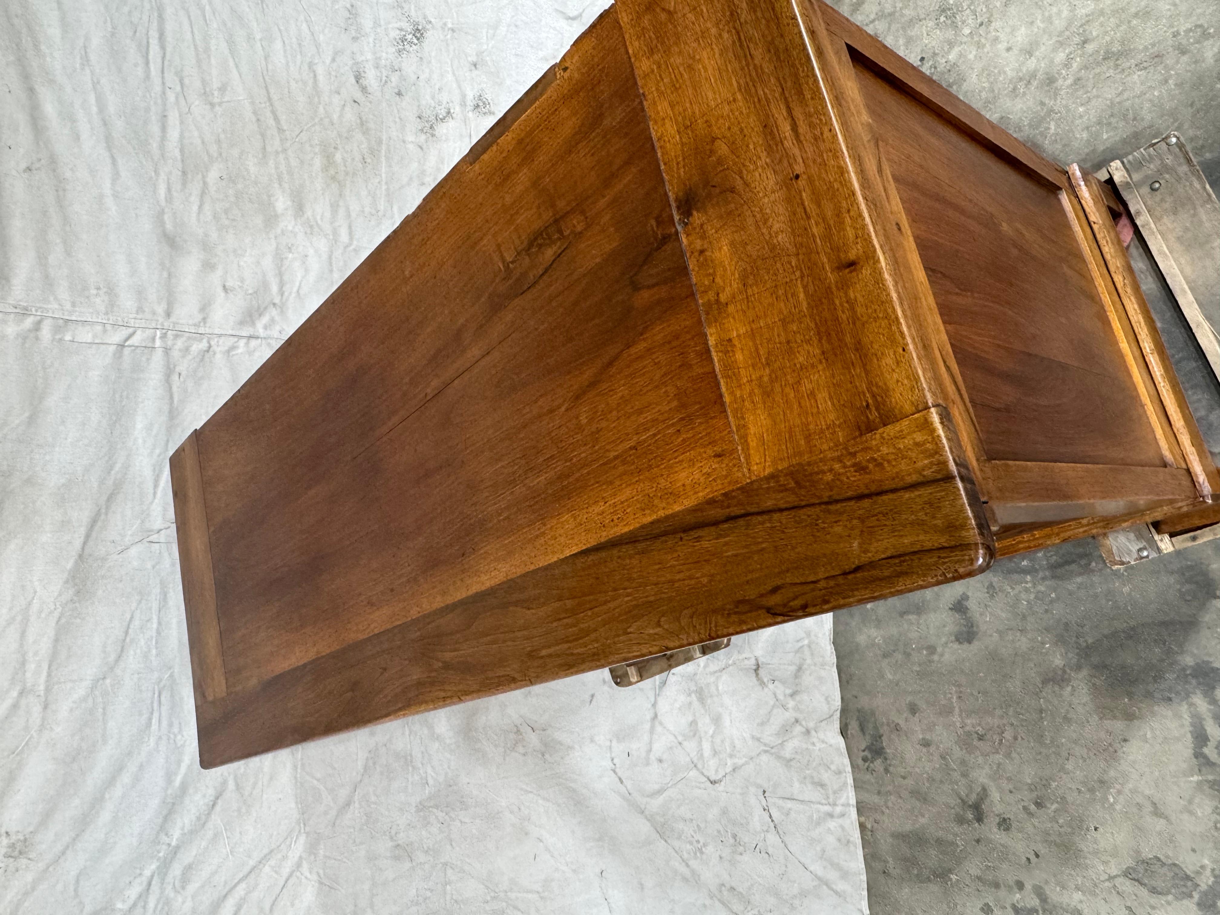 Gorgeous Burl Veneer Louis Phillipe Cabinet 3