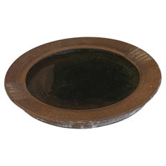 Gorgeous California Pottery Decorative Plate Catch it all by Oscar Bucher