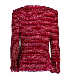 Gorgeous Chanel Chunky Maison Lesage Tweed Jacket with Crochet Knit Trimming
