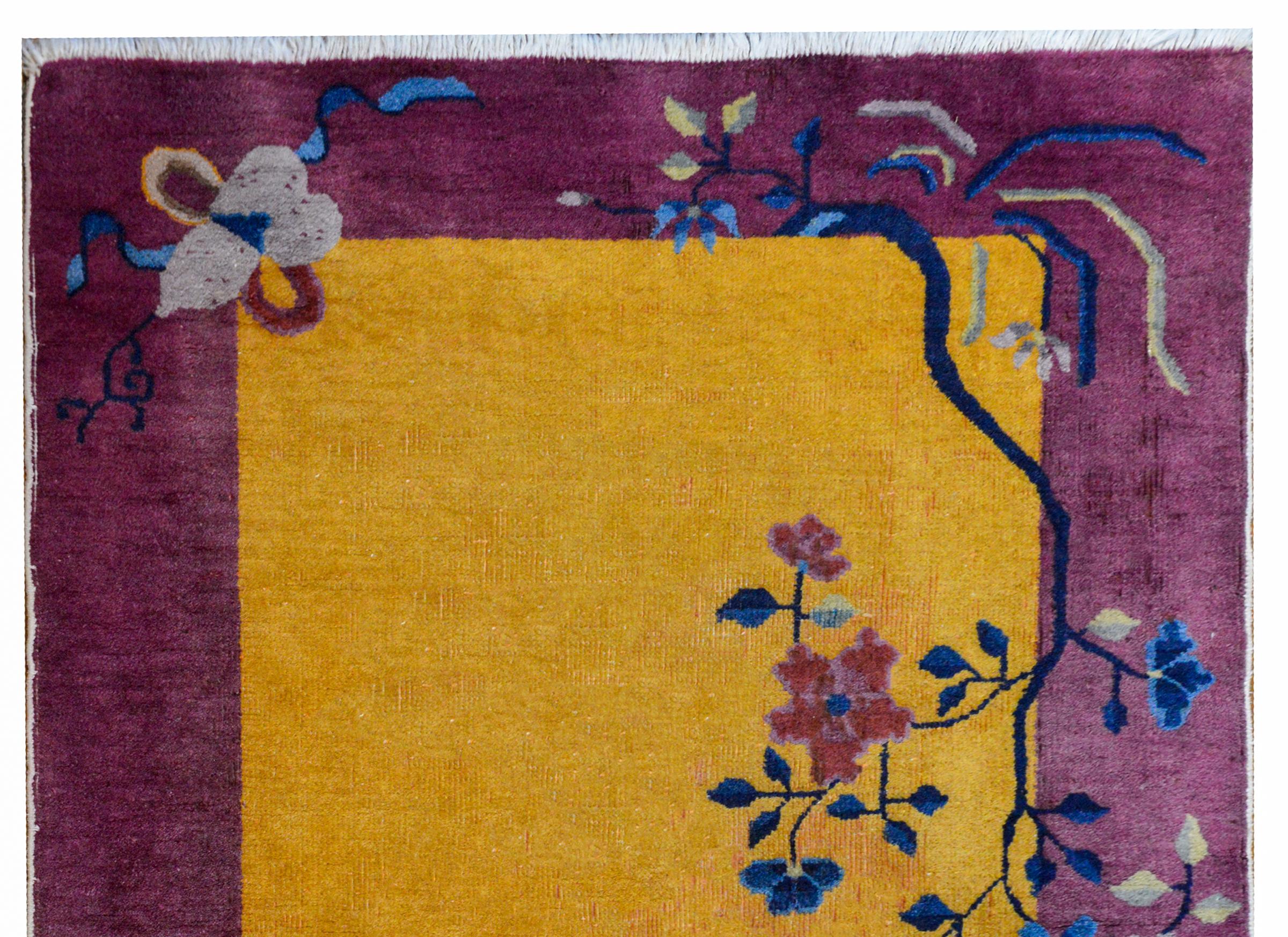 Early 20th Century Gorgeous Chinese Art Deco Rug