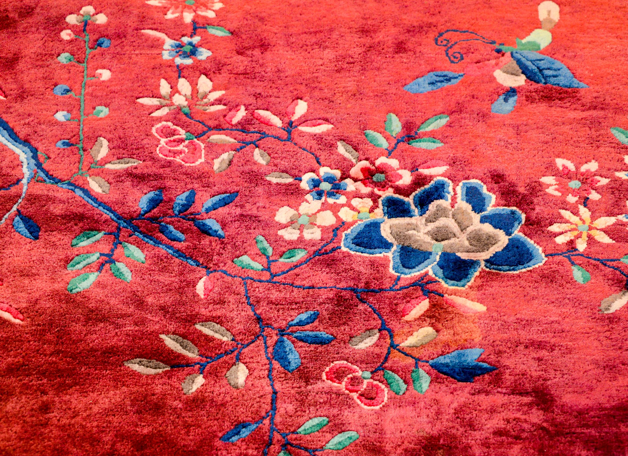 Wool Gorgeous Chinese Art Deco Rug