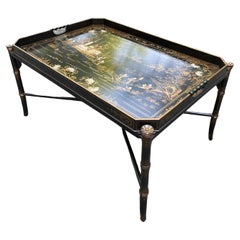 Gorgeous Chinoiserie Tray Top Coffee Table
