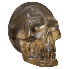 Gorgeous Citrine Crystal Skull made of Genuine Natural Golden Orange Citrine