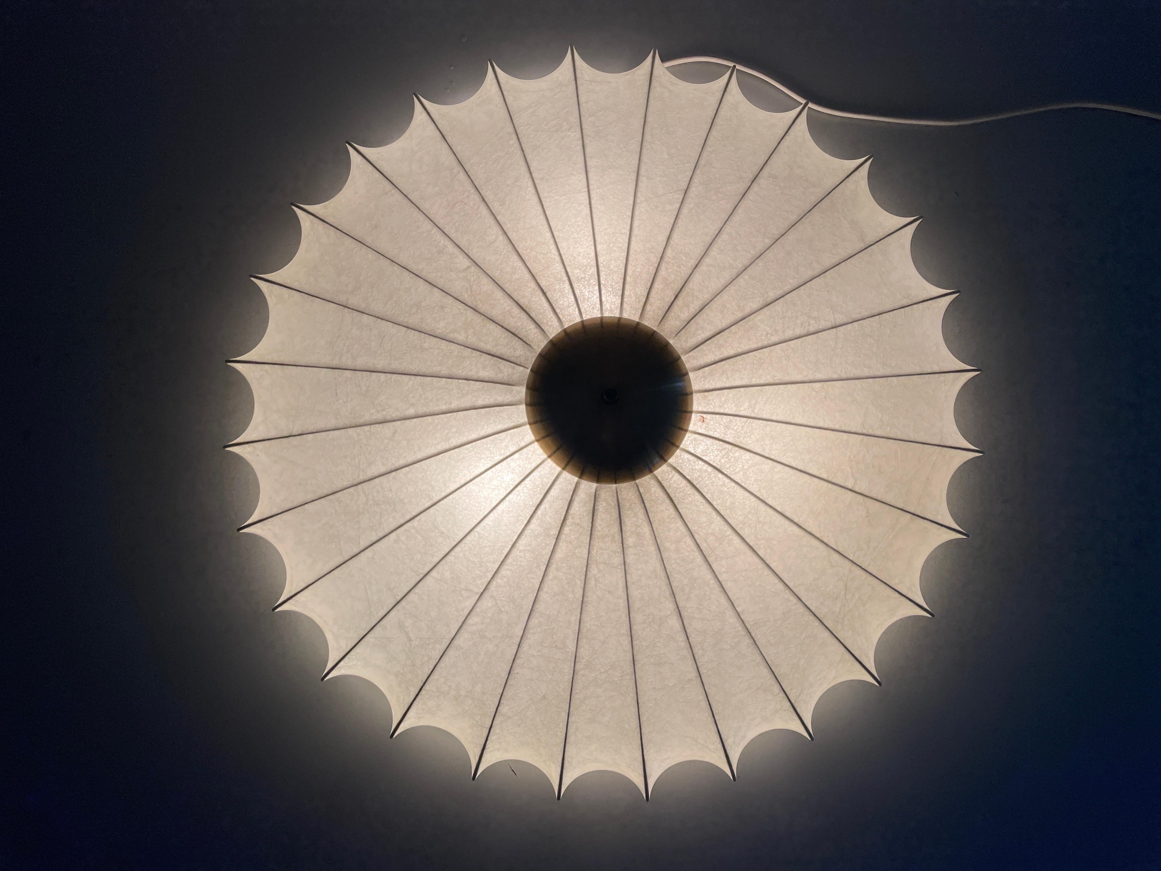 Splendida lampada da soffitto Cocoon Large Flush Mount di GOLDKANT, anni '60, Germania in vendita 8