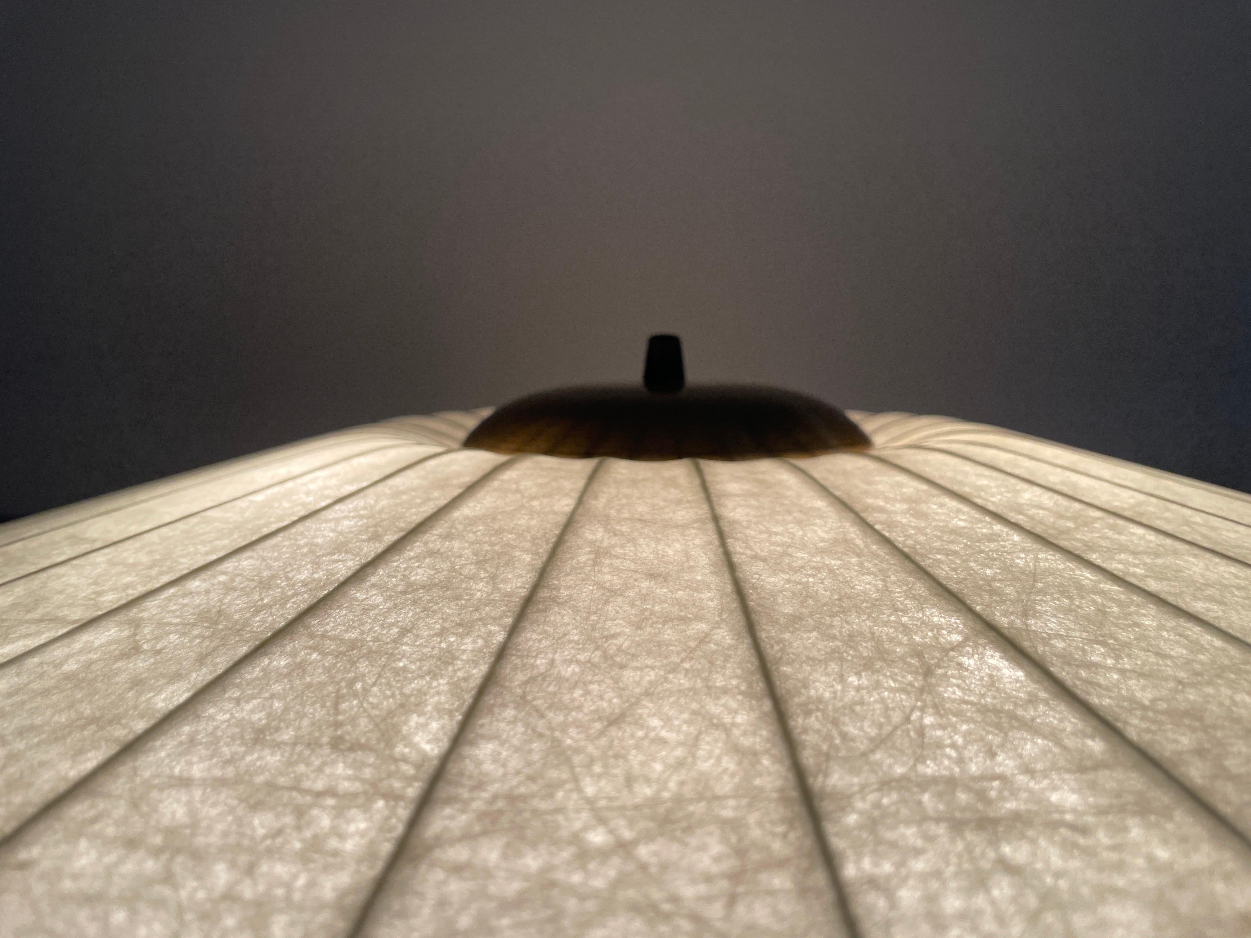Splendida lampada da soffitto Cocoon Large Flush Mount di GOLDKANT, anni '60, Germania in vendita 12