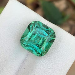 Gorgeous Color 9.90 Carat Natural Loose Mint Seafoam Tourmaline Ring Gemstone