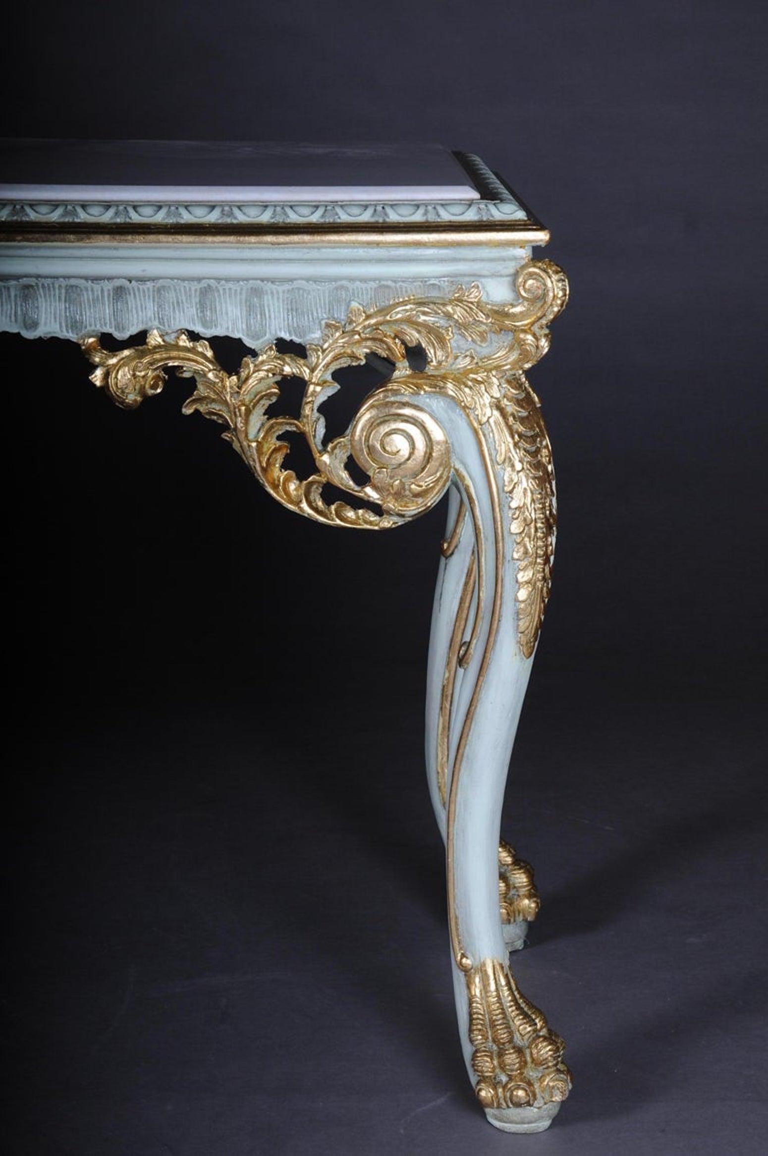 Gorgeous Console or Sideboard in the Baroque Style, Beechwood For Sale 4