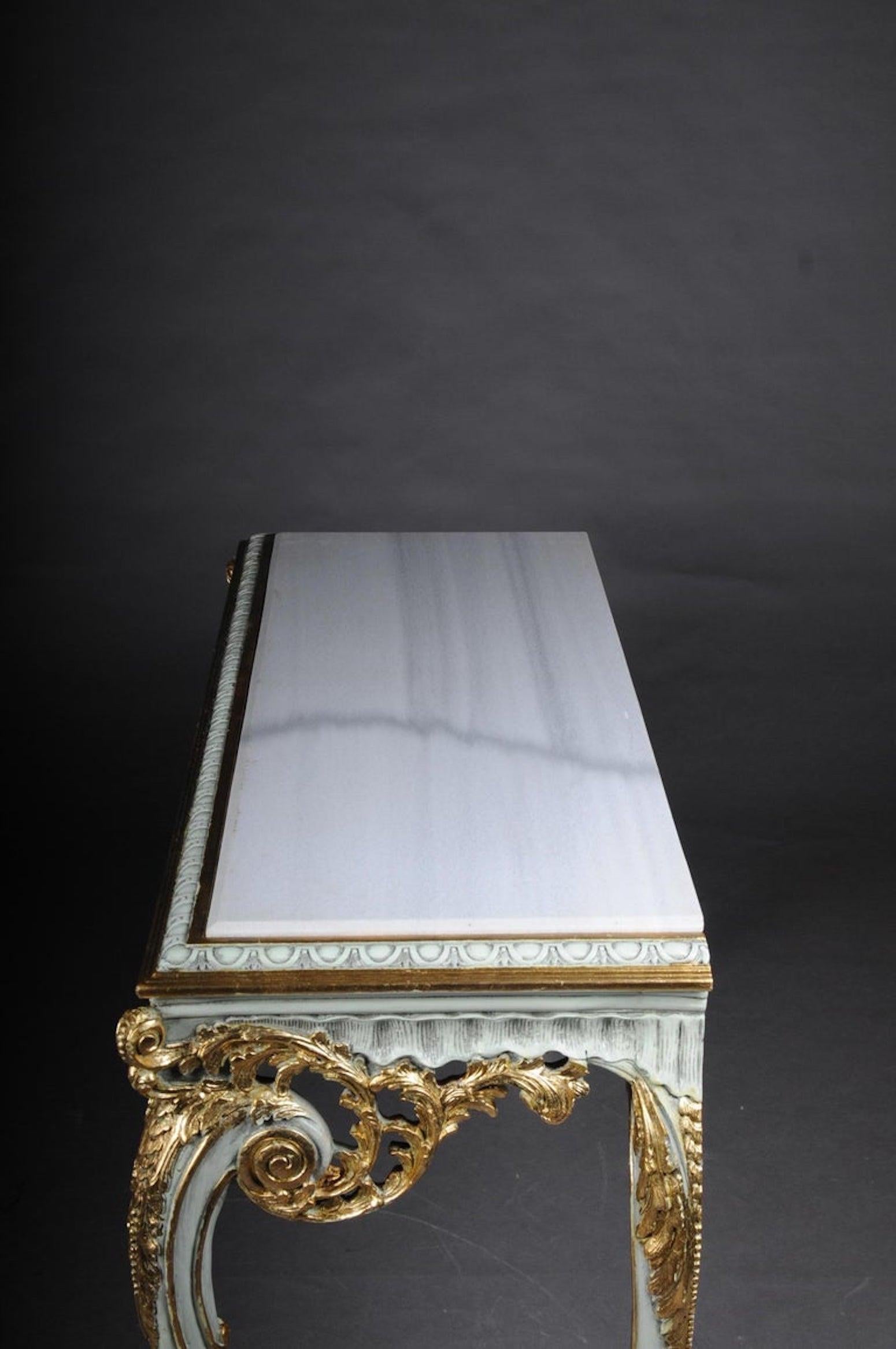 Gorgeous Console or Sideboard in the Baroque Style, Beechwood For Sale 6
