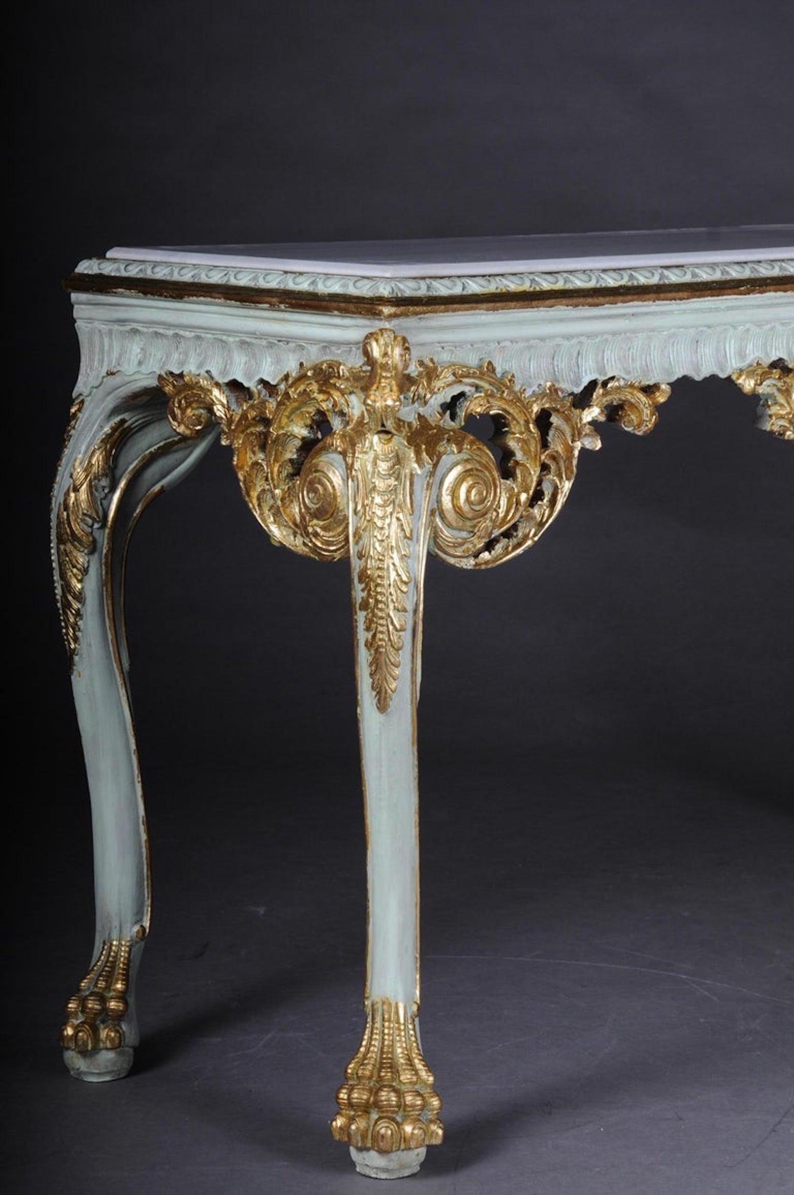 Gorgeous Console or Sideboard in the Baroque Style, Beechwood For Sale 2
