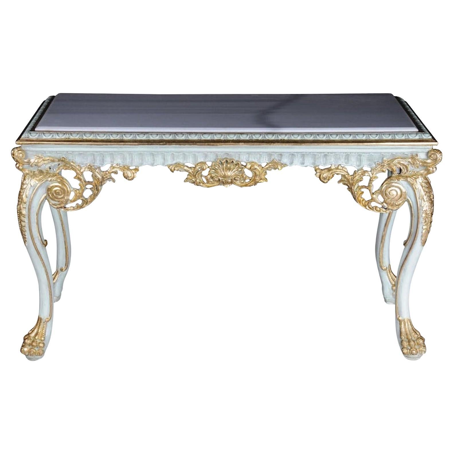 Gorgeous Console or Sideboard in the Baroque Style, Beechwood For Sale