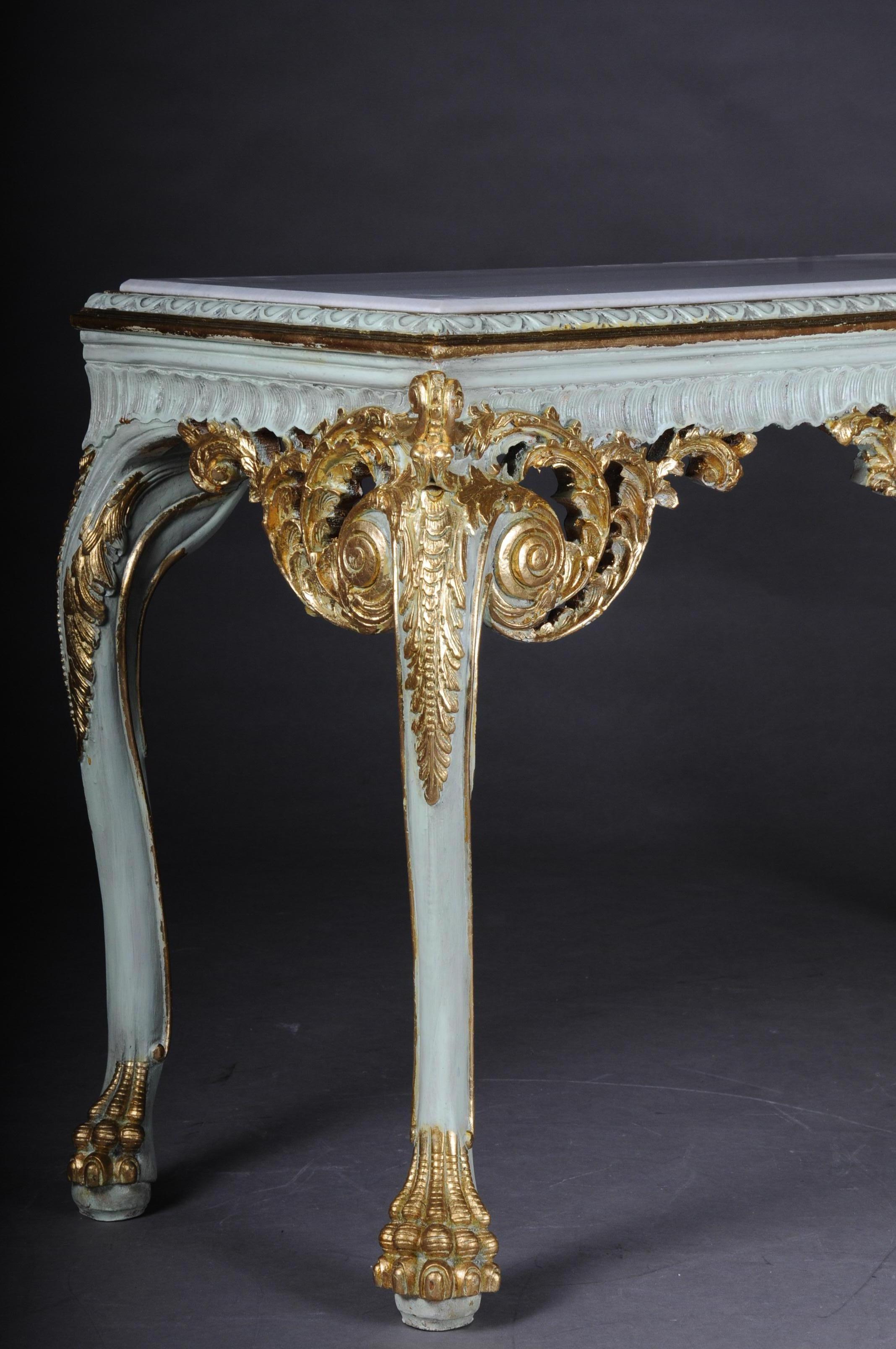 French Gorgeous Console or Sideboard in the Baroque Style, Beechwood For Sale