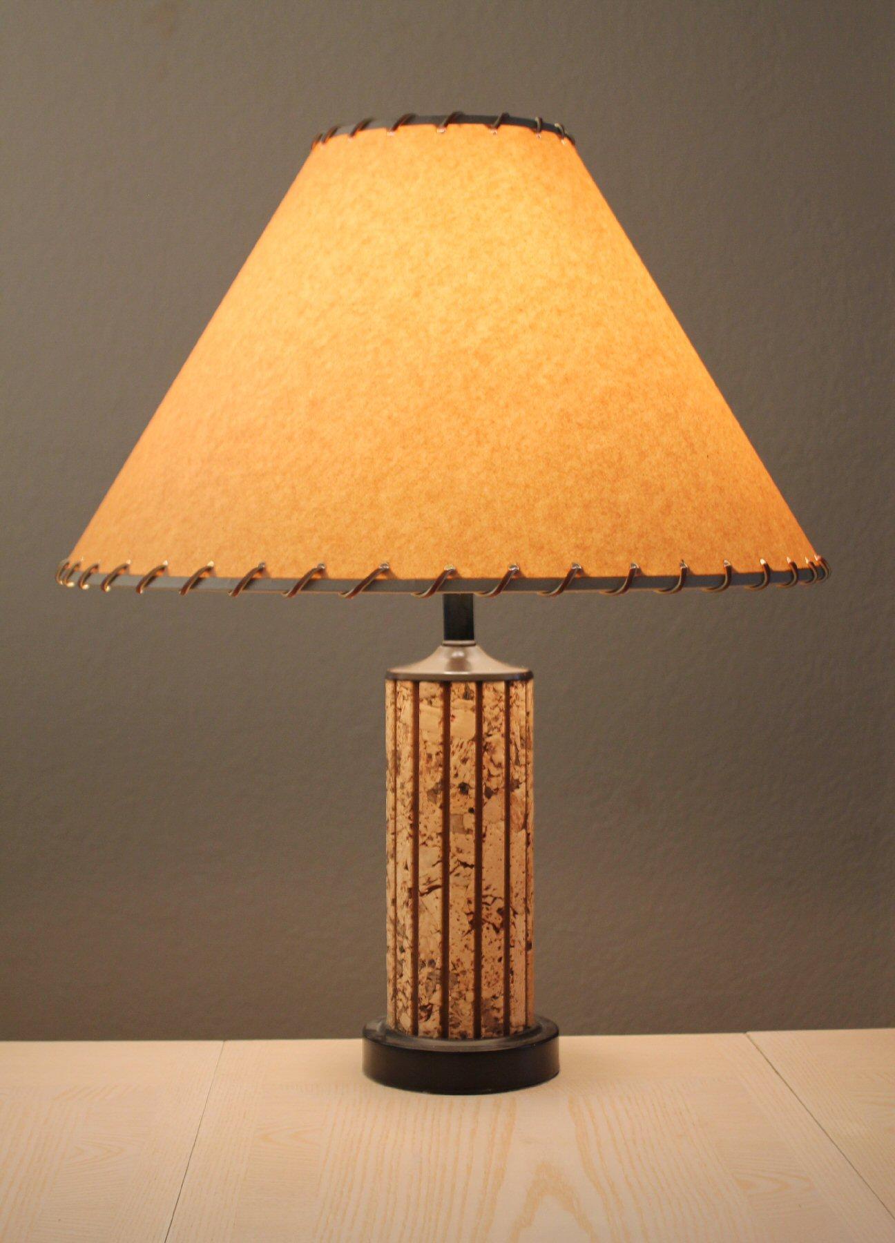 WARM & WELCOMING!


MID CENTURY
DECORATIVE CORK 
TABLE LAMP
SHADE WITH LEATHER WHIPSTITCH

 
In the Manner of Raymor

MID CENTURY PANACHE!

Dimensions:  25