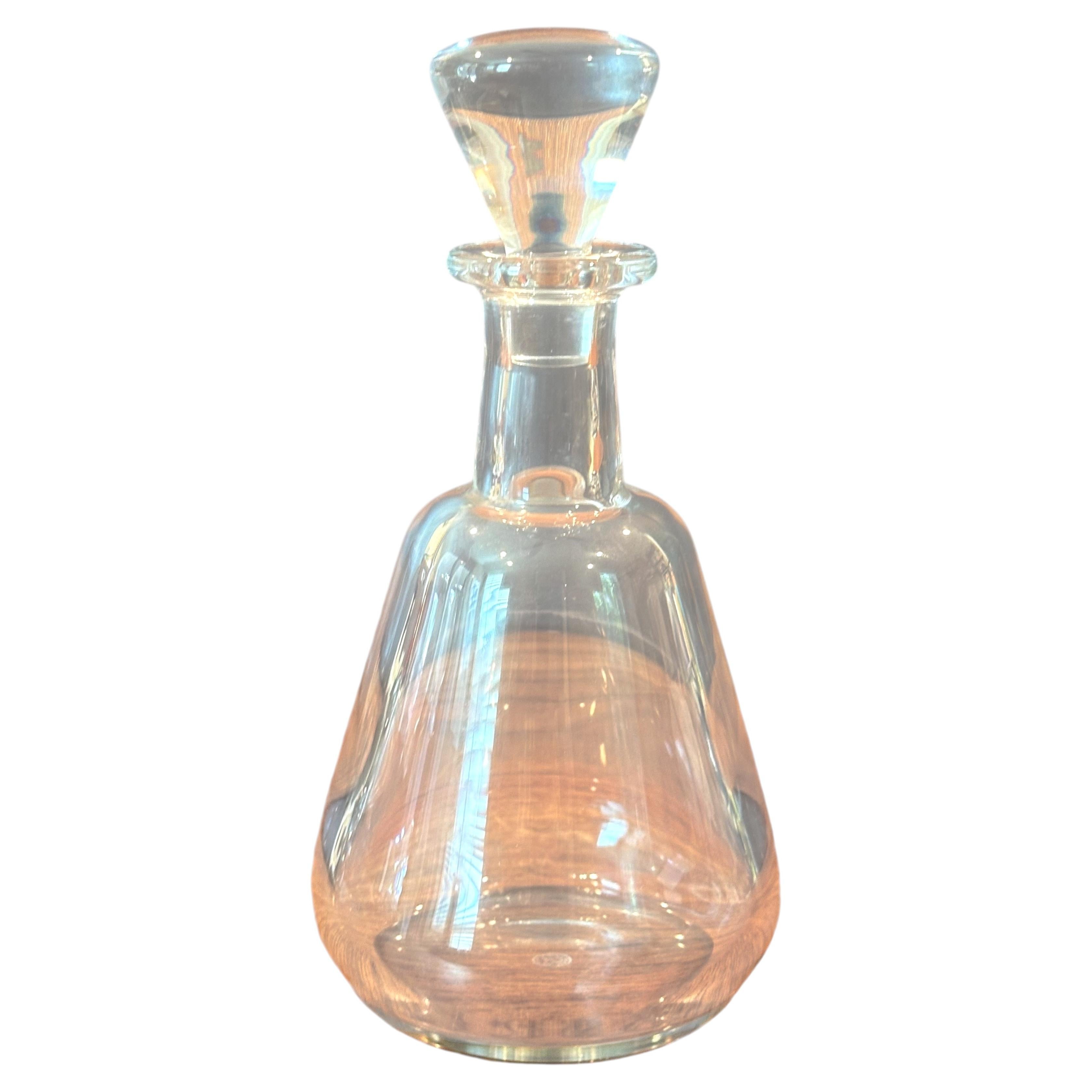 Gorgeous Crystal Whiskey Decanter by Baccarat of France