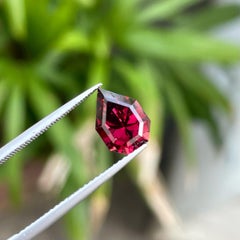 Gorgeous Deep Red Malawi Garnet Stone 2.70 Carats Natural Garnet Garnet Necklace