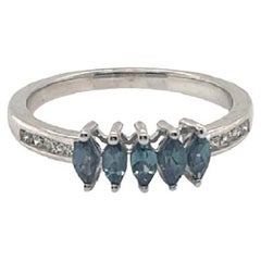 Splendido anello da cocktail con diamante e alessandrite naturale brasiliana da 0,50 carati