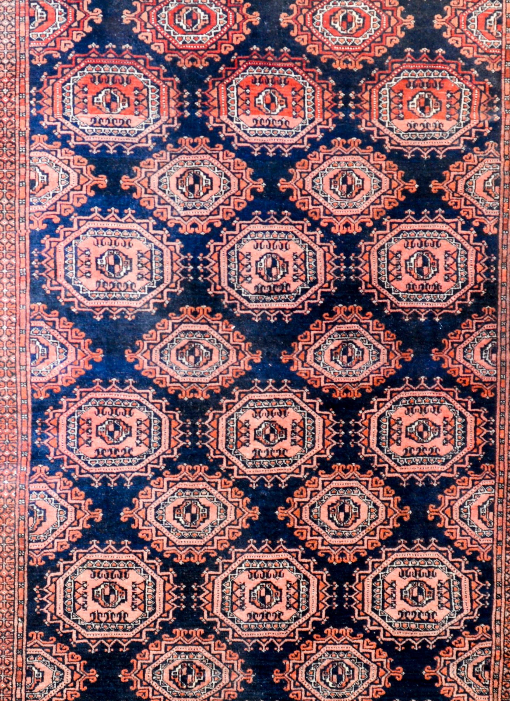 Vegetable Dyed Gorgeous Early 20th Century Bashir Rug