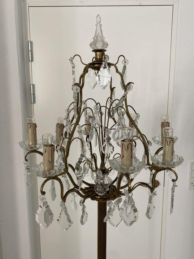 Magnifique lampadaire du début du XXe siècle Bon état - En vente à Copenhagen K, DK