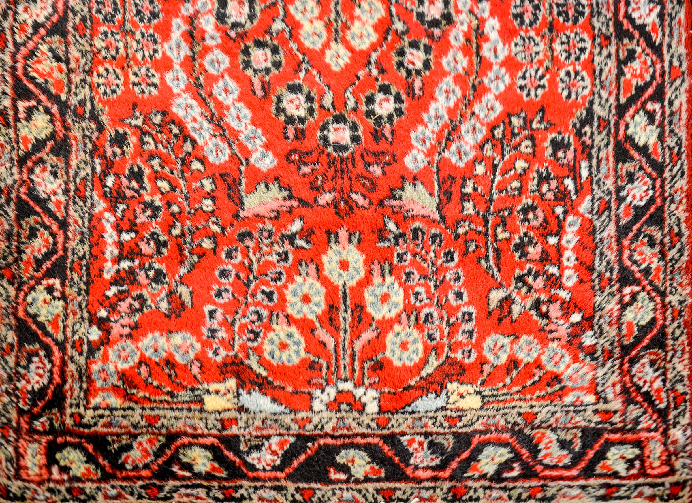 Gorgeous Early 20th Century Dargazin Runner In Good Condition For Sale In Chicago, IL