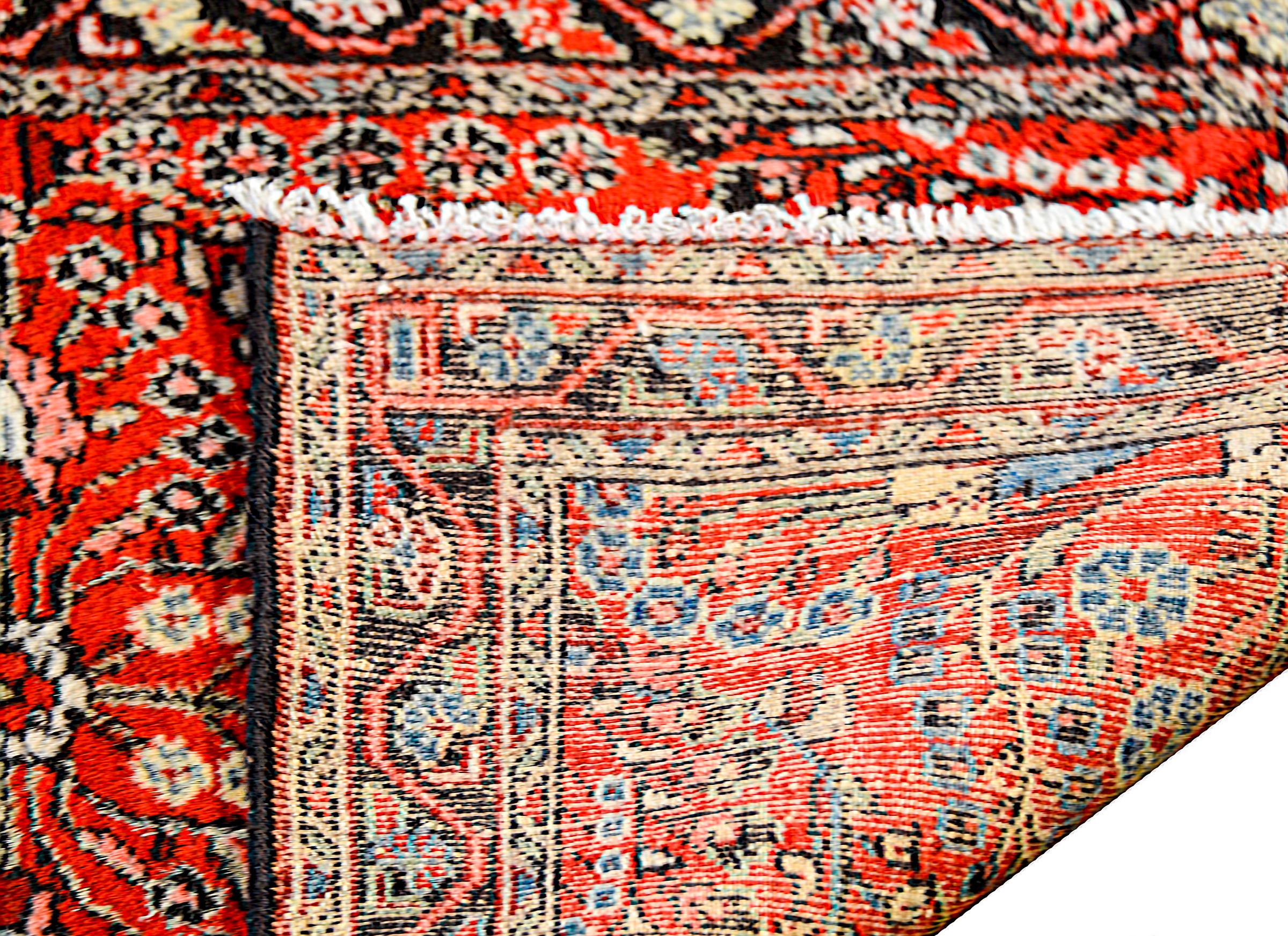 Wool Gorgeous Early 20th Century Dargazin Runner For Sale