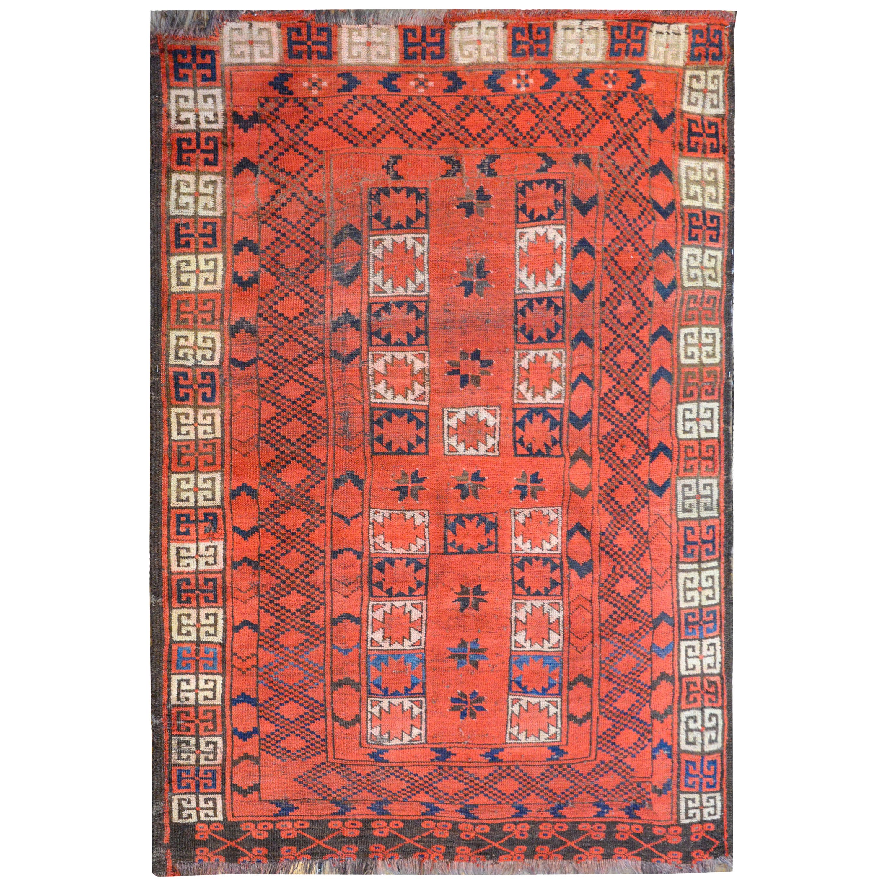 Gorgeous Early 20th Century Ersari Rug For Sale