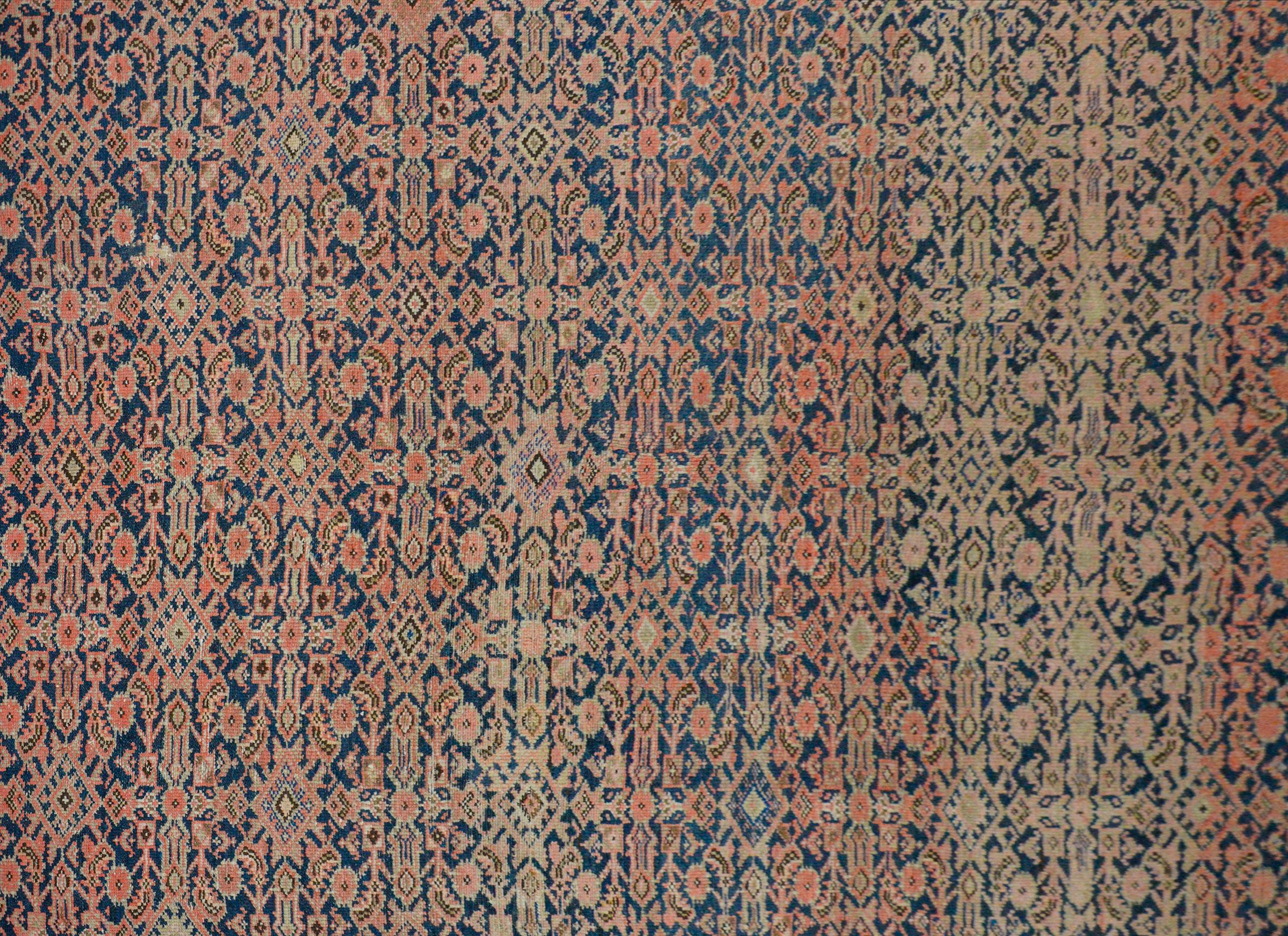 Wool Gorgeous Early 20th Century Herati Rug