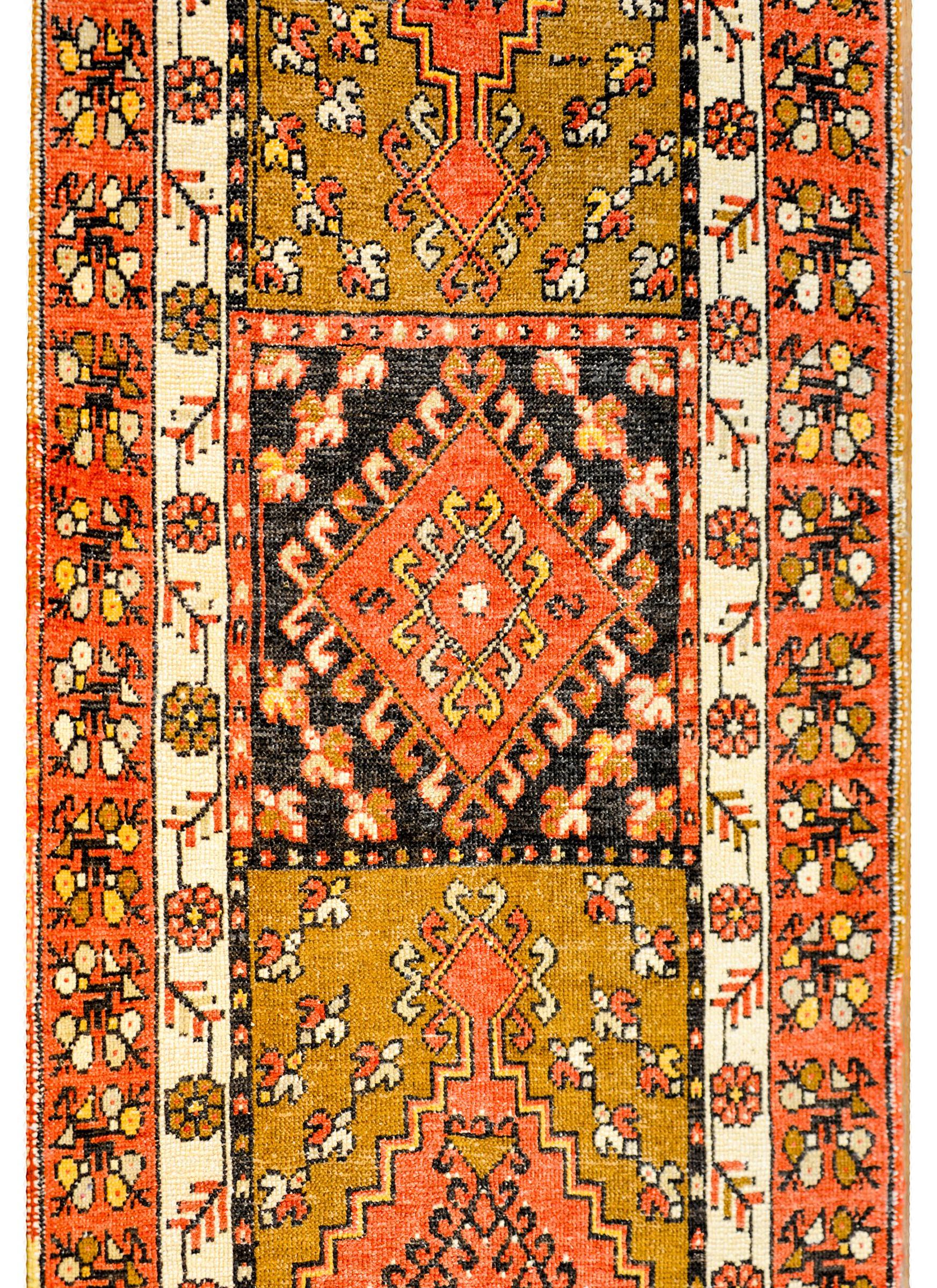 Persian Gorgeous Early 20th Century Karajeh Heriz Runner