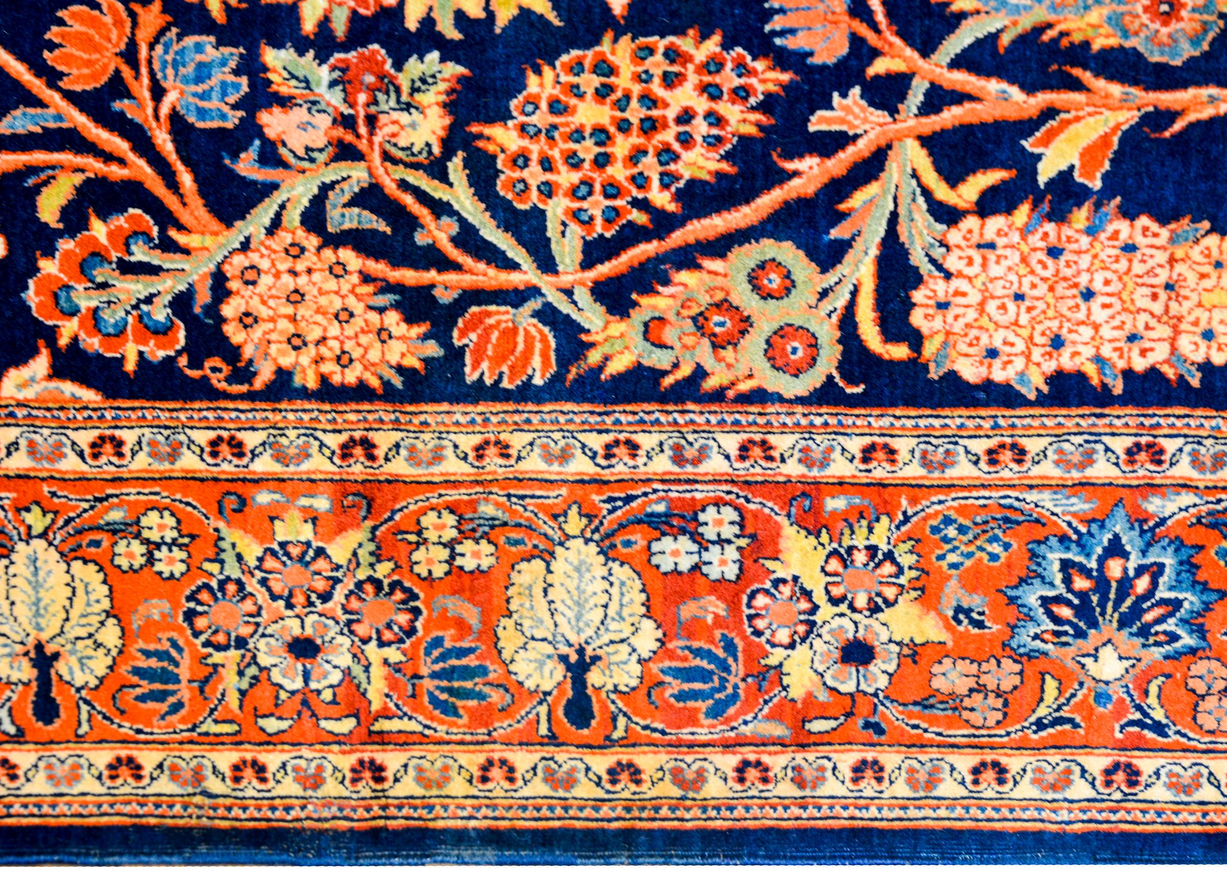Wunderschöner Kashan-Gebetteppich aus dem frühen 20. Jahrhundert (Frühes 20. Jahrhundert) im Angebot
