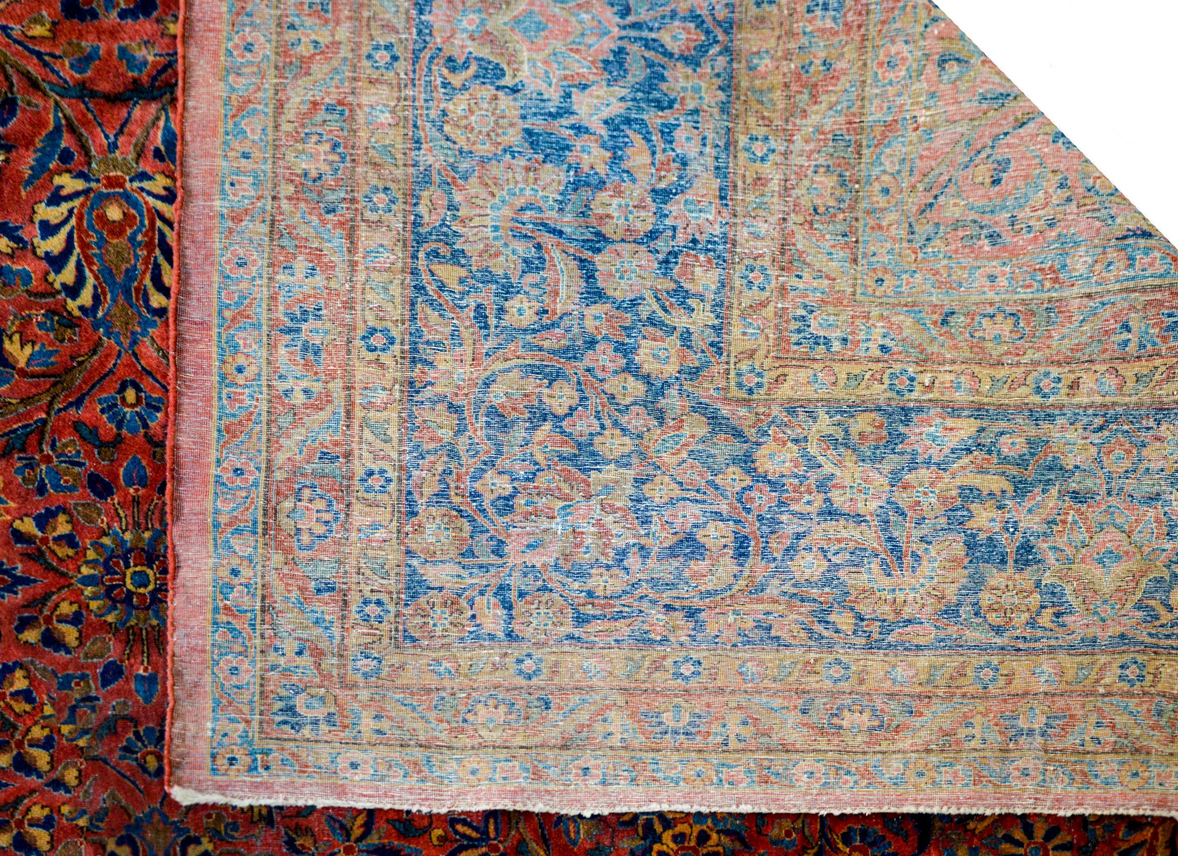 Gorgeous Early 20th Century Kashan Rug For Sale 2