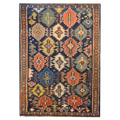 Gorgeous Early 20th Century Kuba Kilim Rug