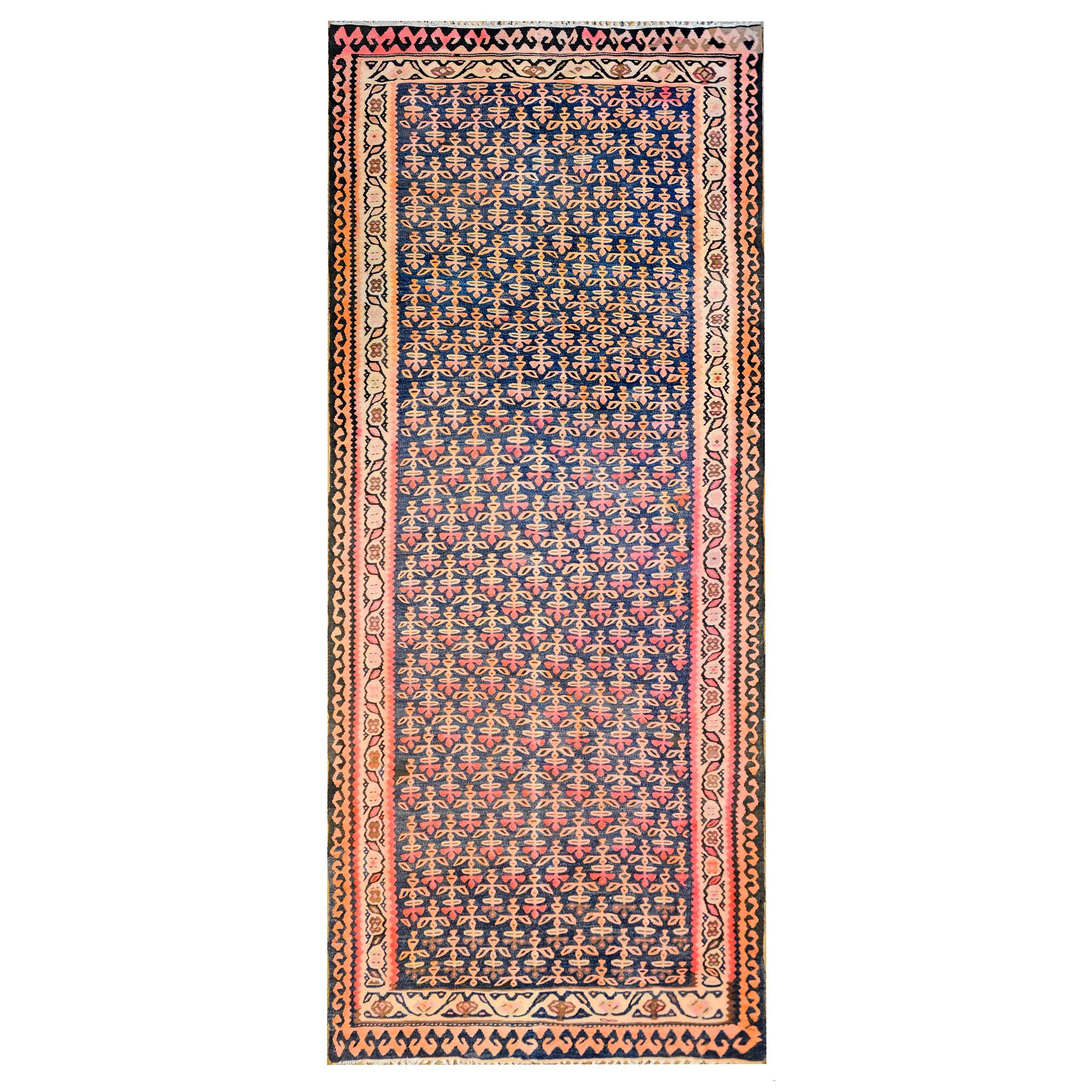 Wunderschöner kurdischer Kelim-Teppich aus dem frühen 20. Jahrhundert