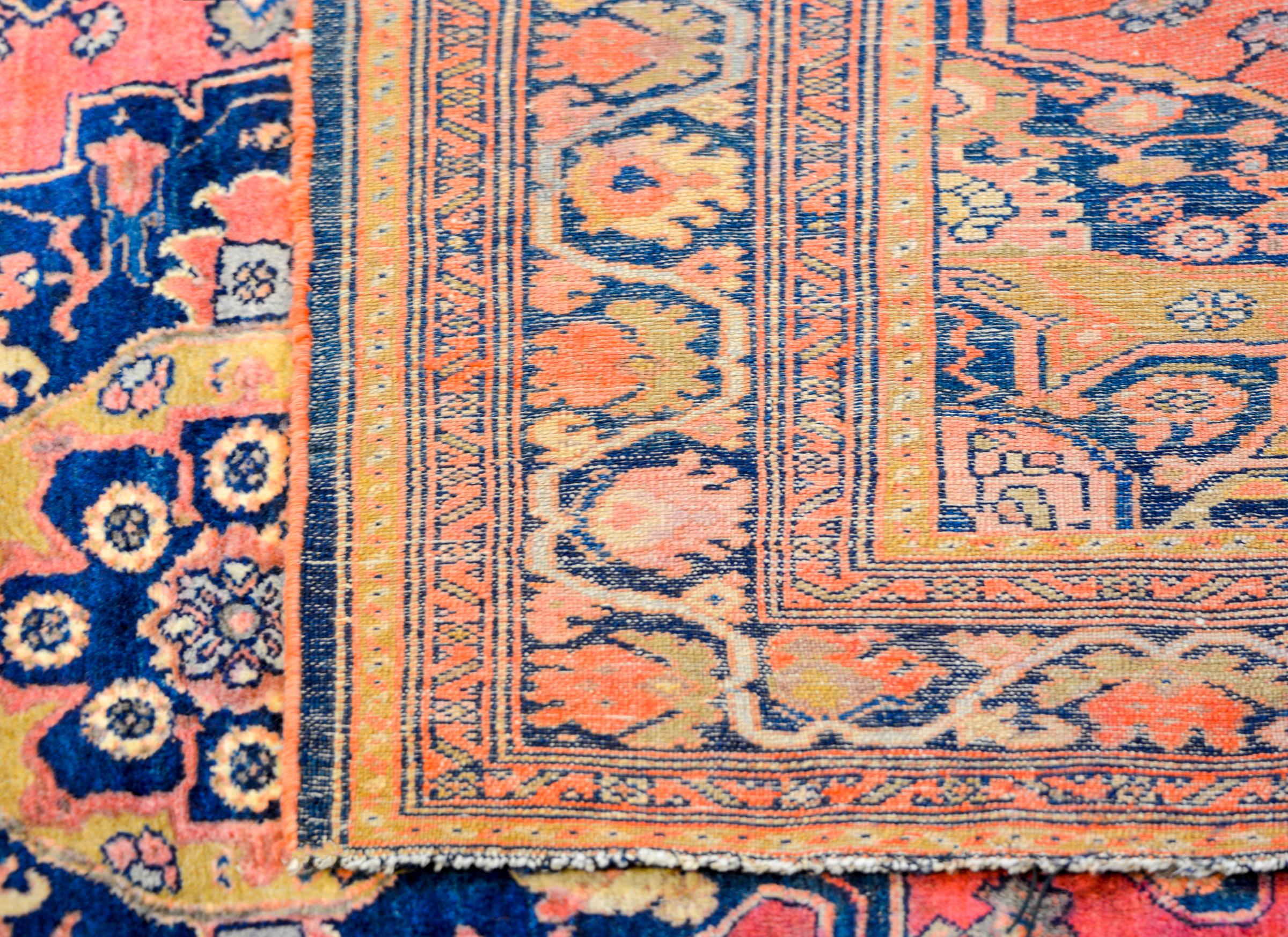 Gorgeous Early 20th Century Nehavand Rug In Good Condition For Sale In Chicago, IL