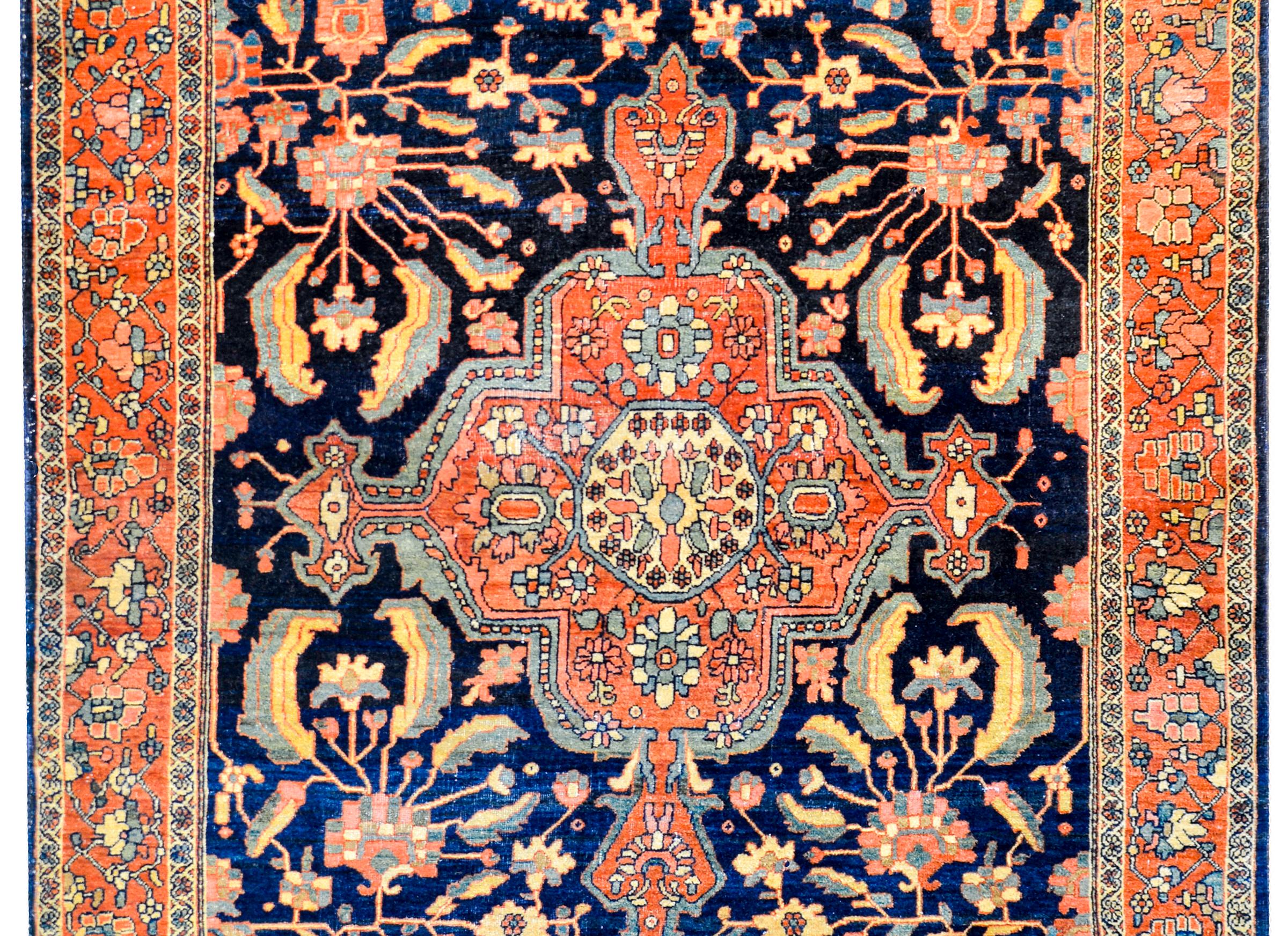 Persian Gorgeous Early 20th Century Sarouk Farahan Rug