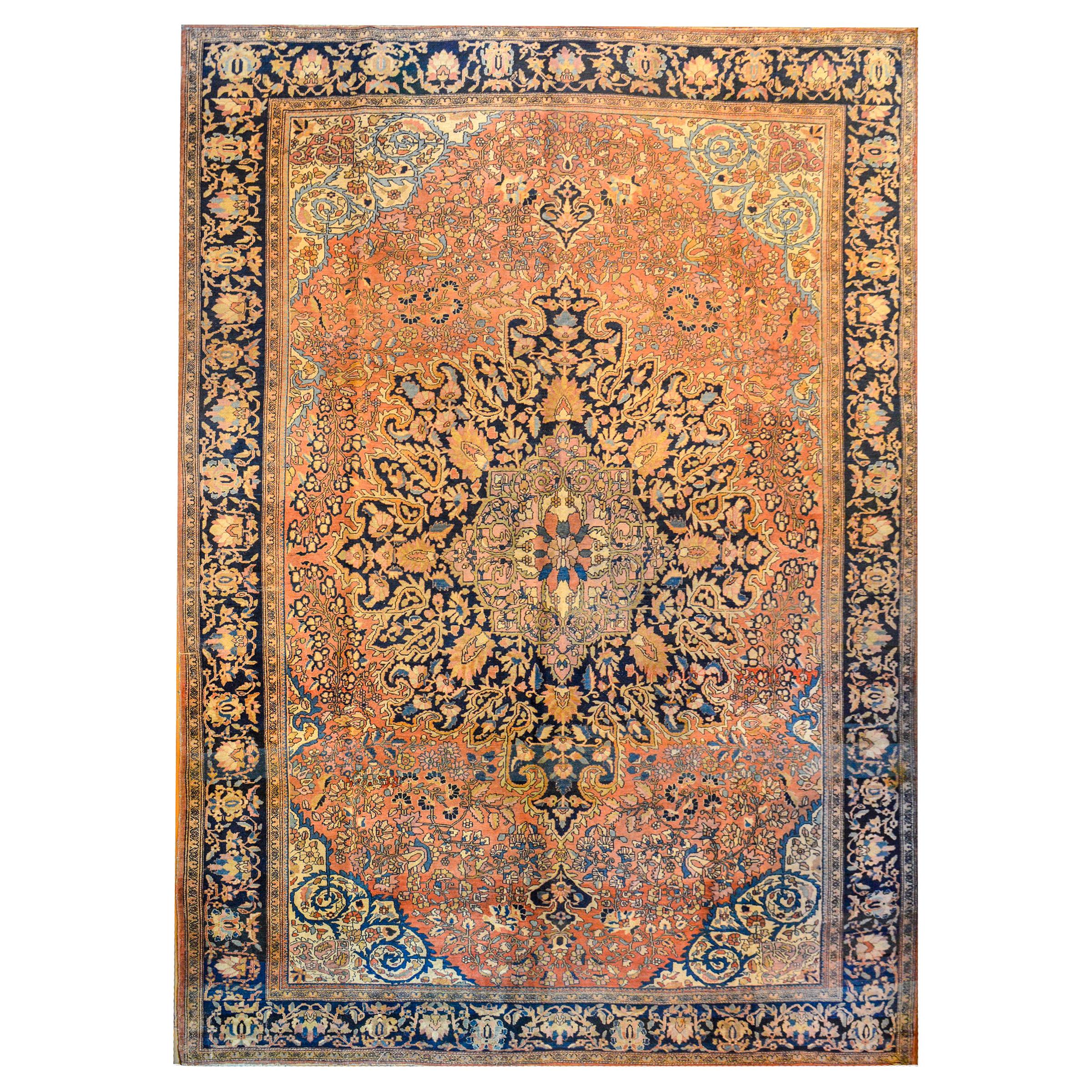 Wunderschöner Sarouk Farahan-Teppich aus dem frühen 20. Jahrhundert