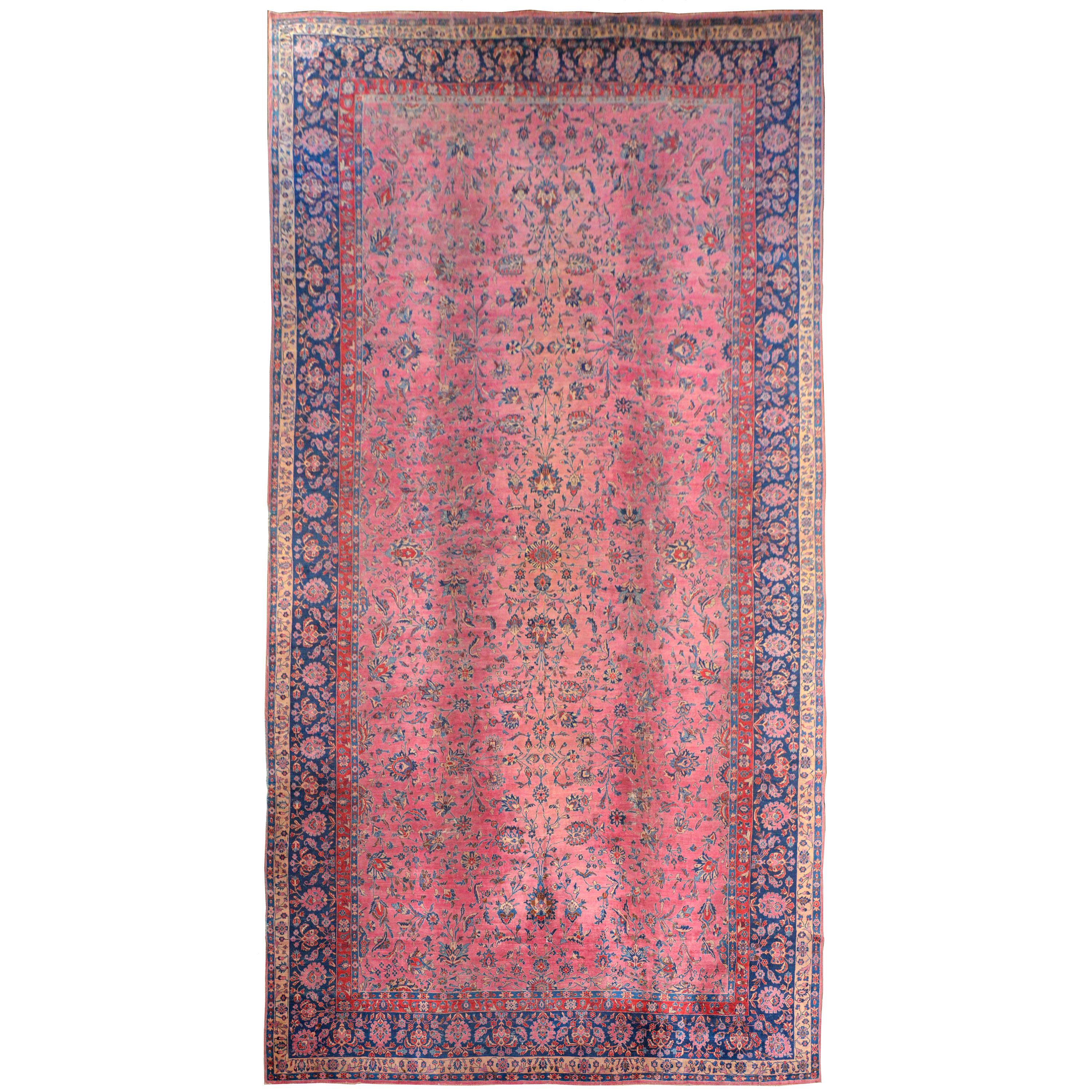 Wunderschöner Sarouk-Teppich aus dem frühen 20.