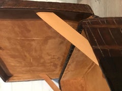 Gorgeous Edwardian Crocodile leather Suitcase