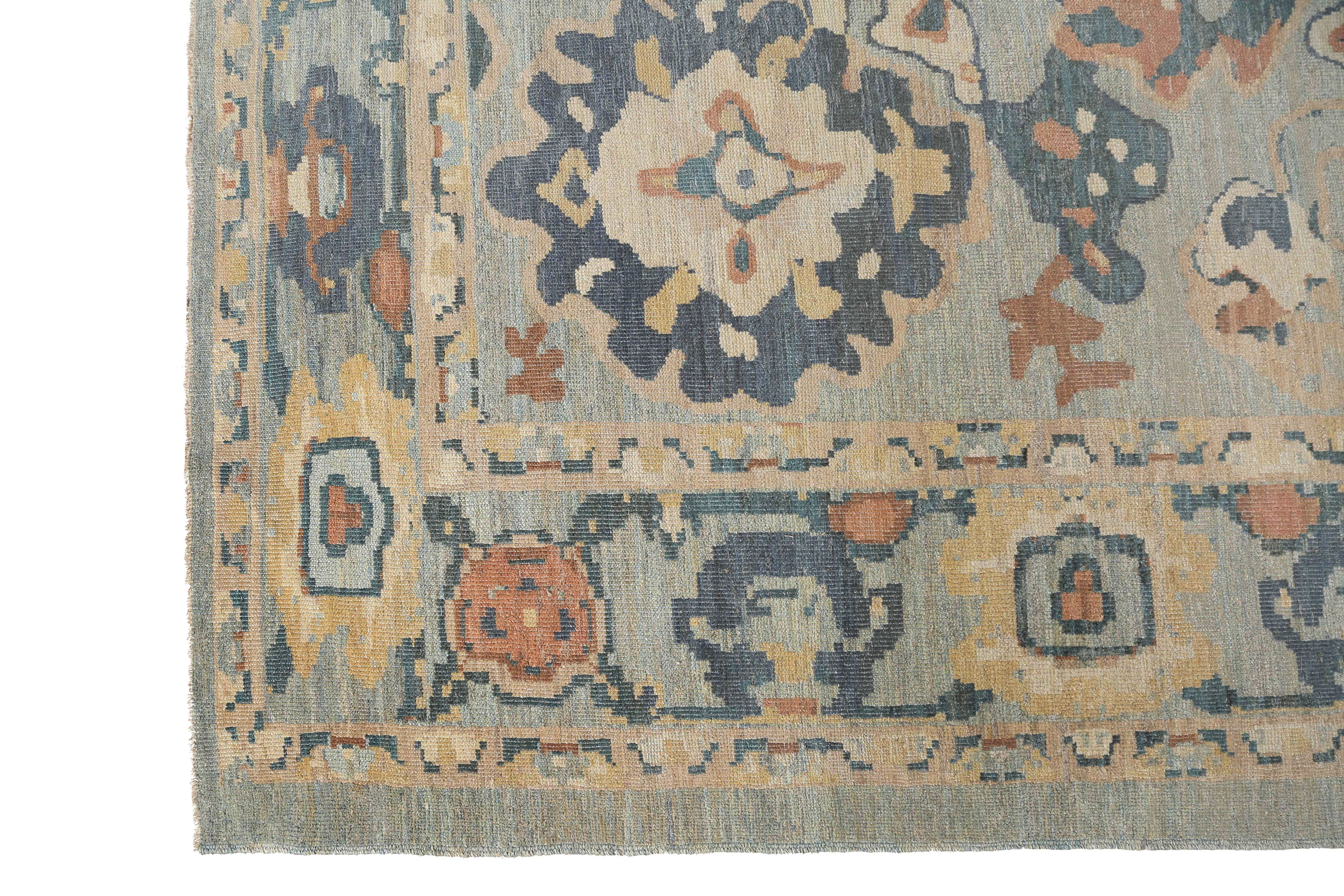 Introducing our handmade Sultanabad rug, measuring 13'4