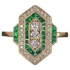 Gorgeous Emerald Cut Cocktail Ring