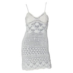 Gorgeous Emilio Pucci Crochet Knit Mini Dress