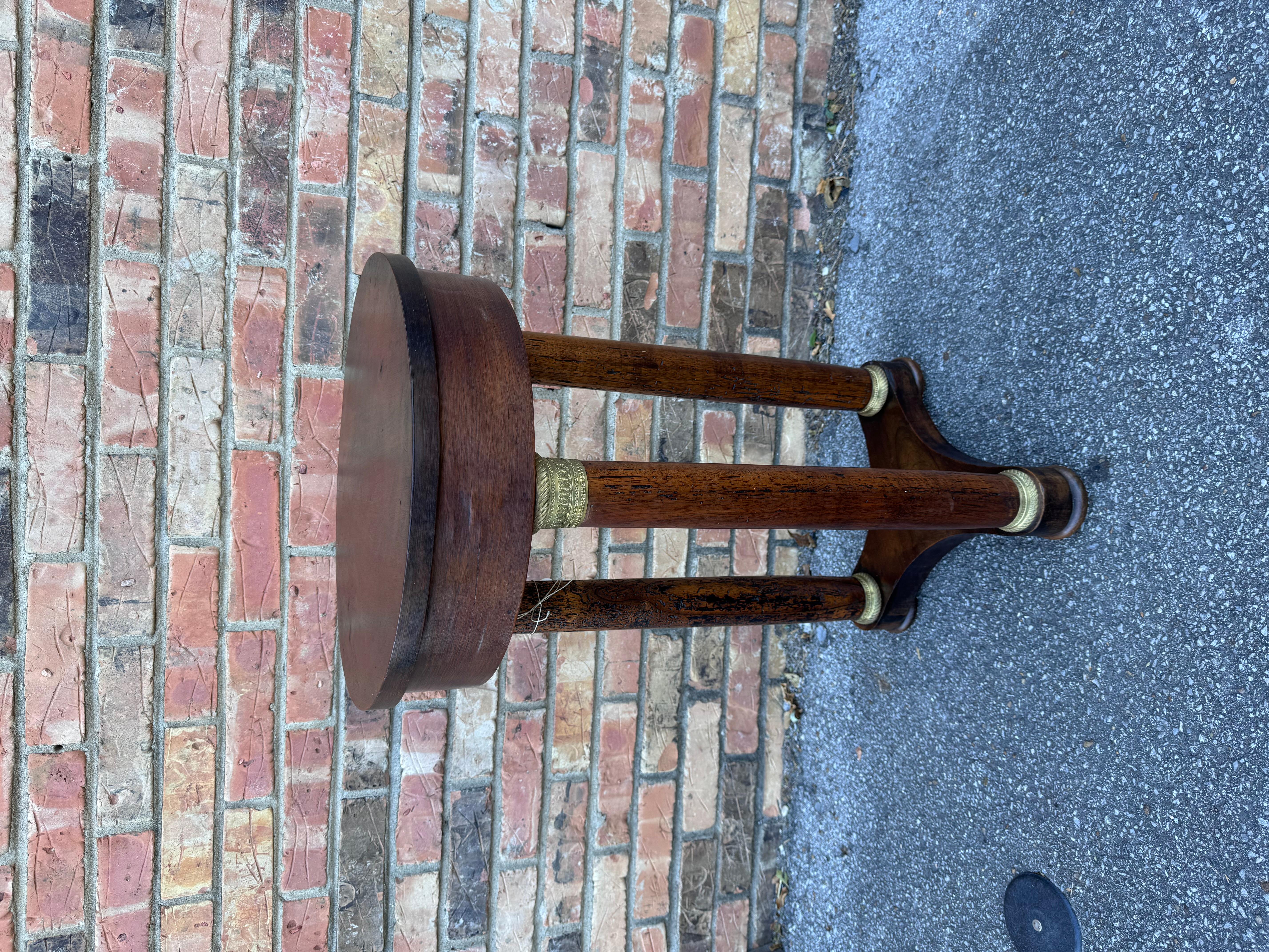English Gorgeous Empire Side Table For Sale