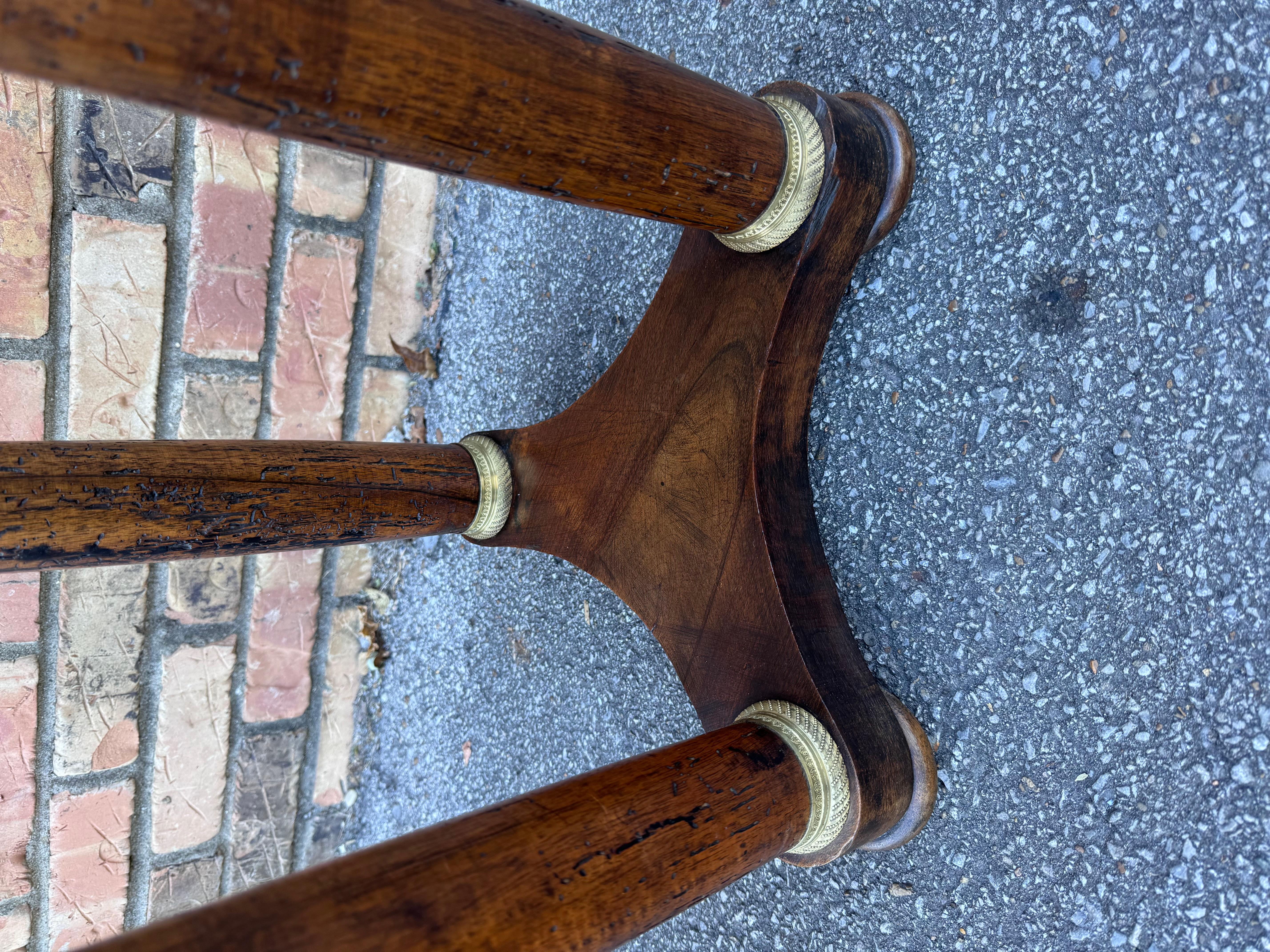 Late 19th Century Gorgeous Empire Side Table For Sale