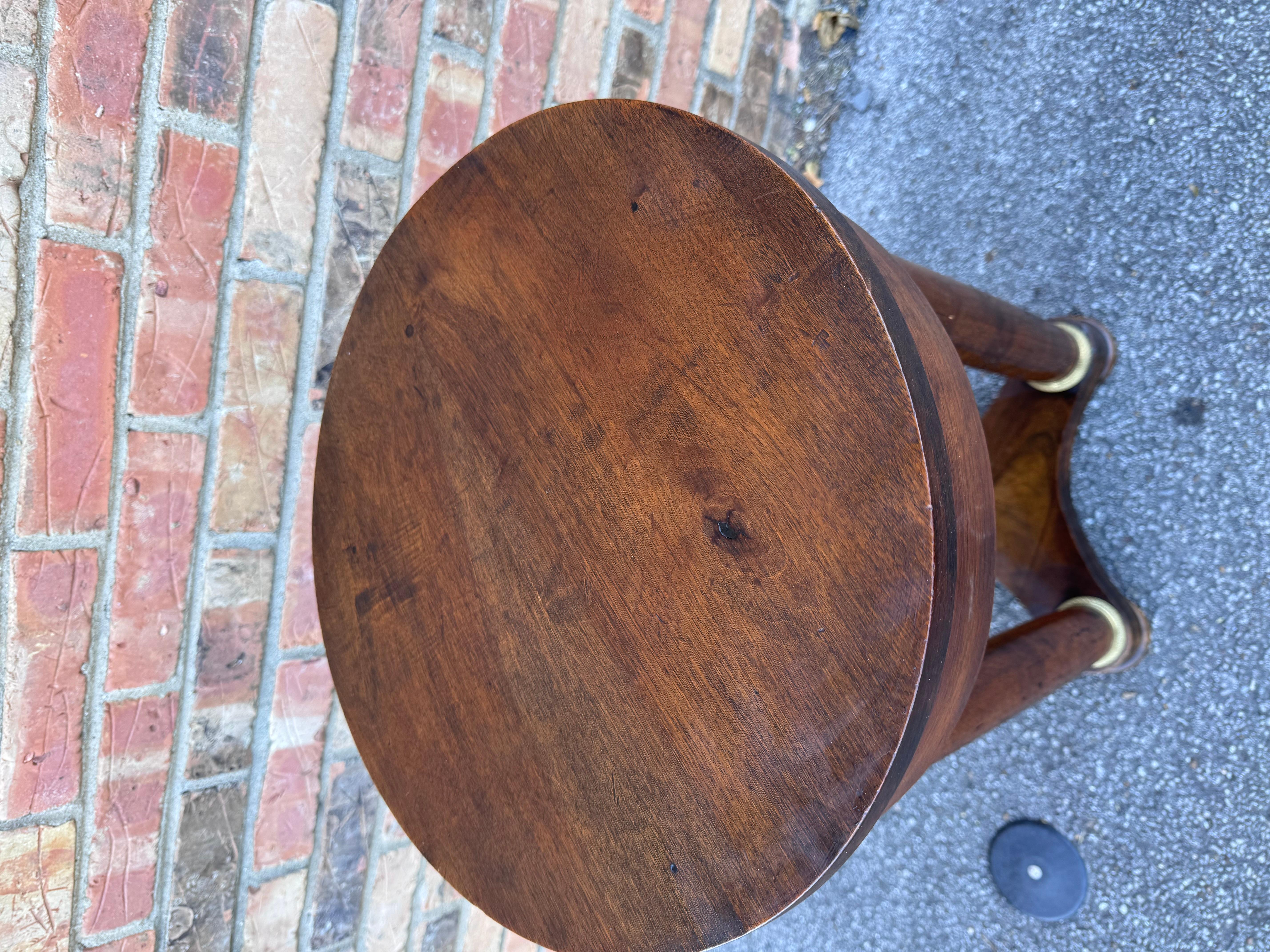 Gorgeous Empire Side Table For Sale 1