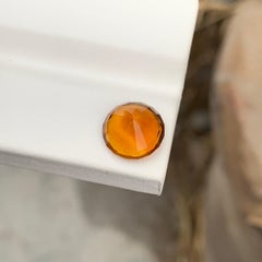 Gorgeous Fanta 3,10 Karat Runde Form Lose Madeira Citrin Ring Edelstein